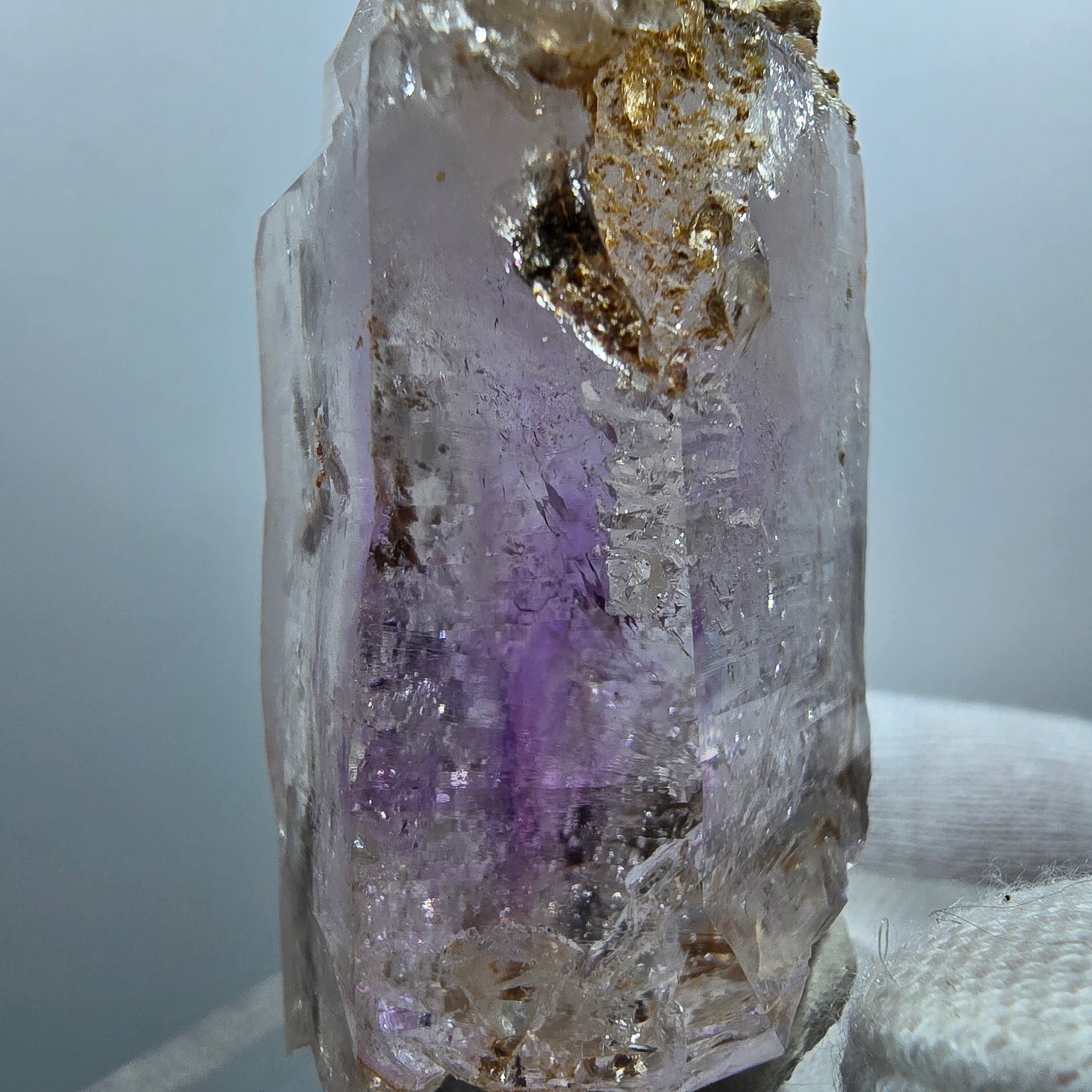 Sceptre d'améthyste fantôme Enhydro, 1x Goboboseb de poche Bubble Valentine Namibie 66*39*25mm
