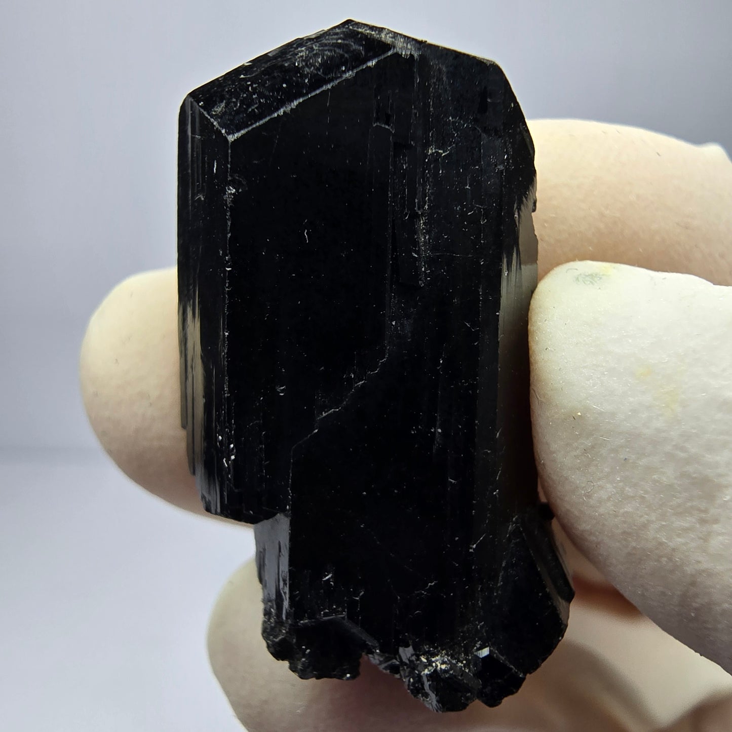 Symmetrische Schörl Turmalin Stufe Erongo, Namibia 30*18*10mm Mineraliensammlung