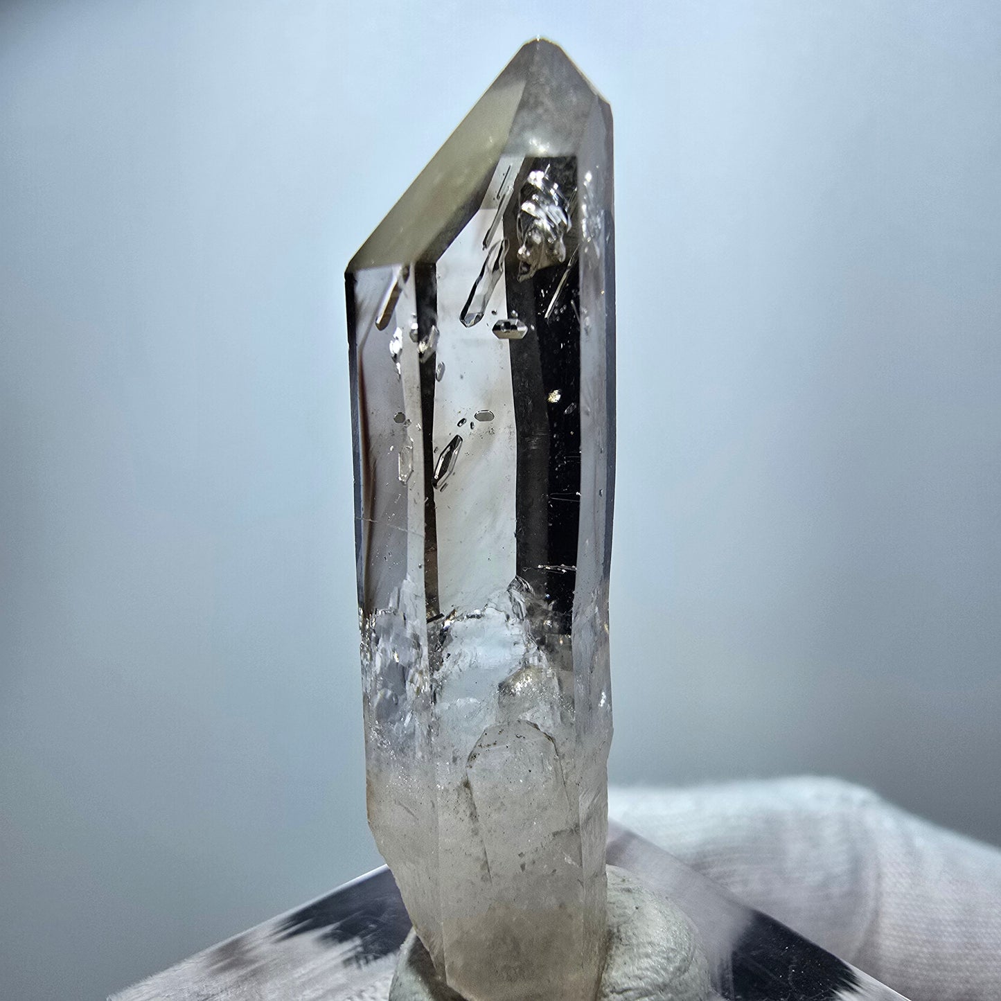 Klarer Phantom Rauchquarz Zepter Kristall Goboboseb, Namibia 42*12*11mm
