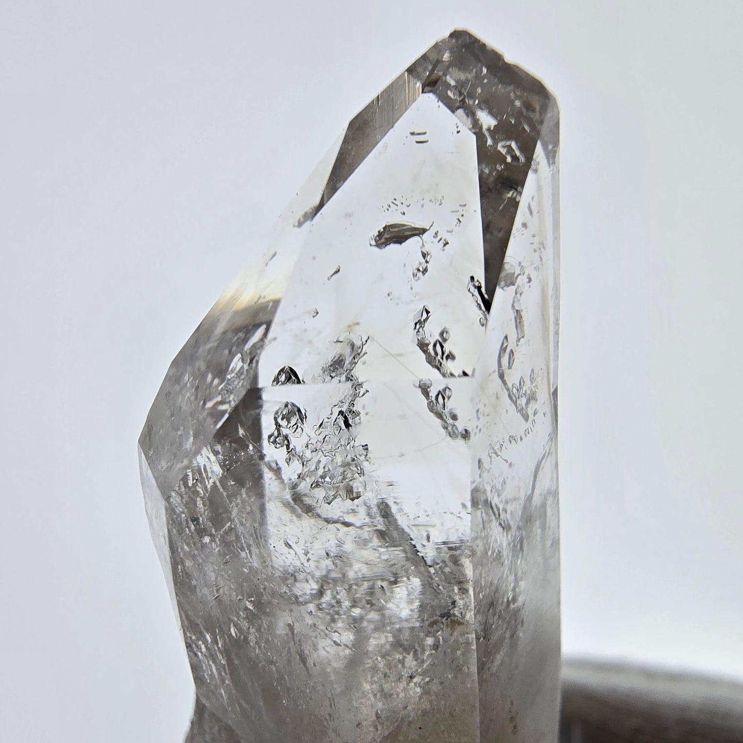 Skeleton Phantom Smoky Quartz Scepter Valentine Pocket, Namibia 51*20*17mm