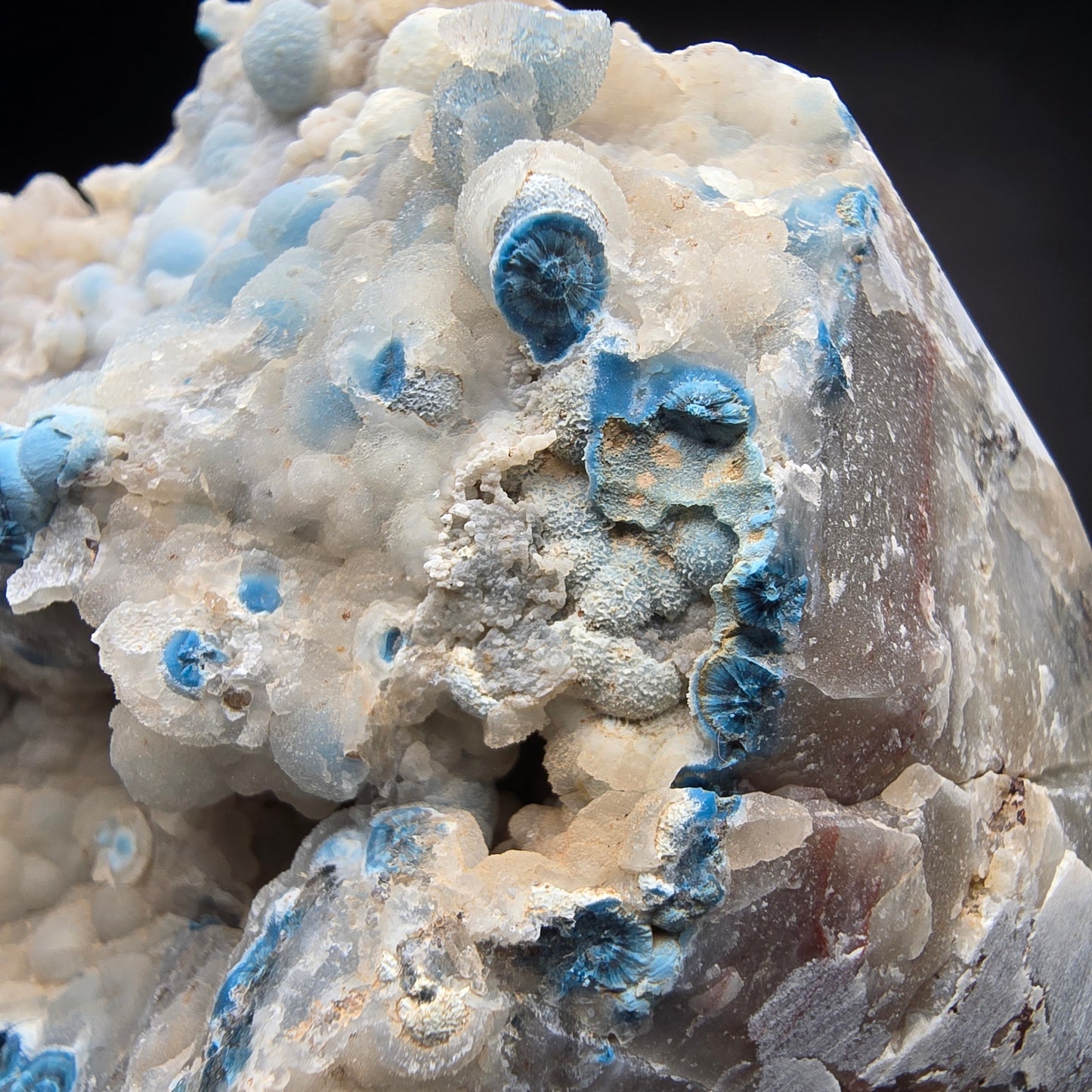 Seltene große Shattuckit Stufe blau Kaokoveld, Namibia 95*53*57mm Sammlung