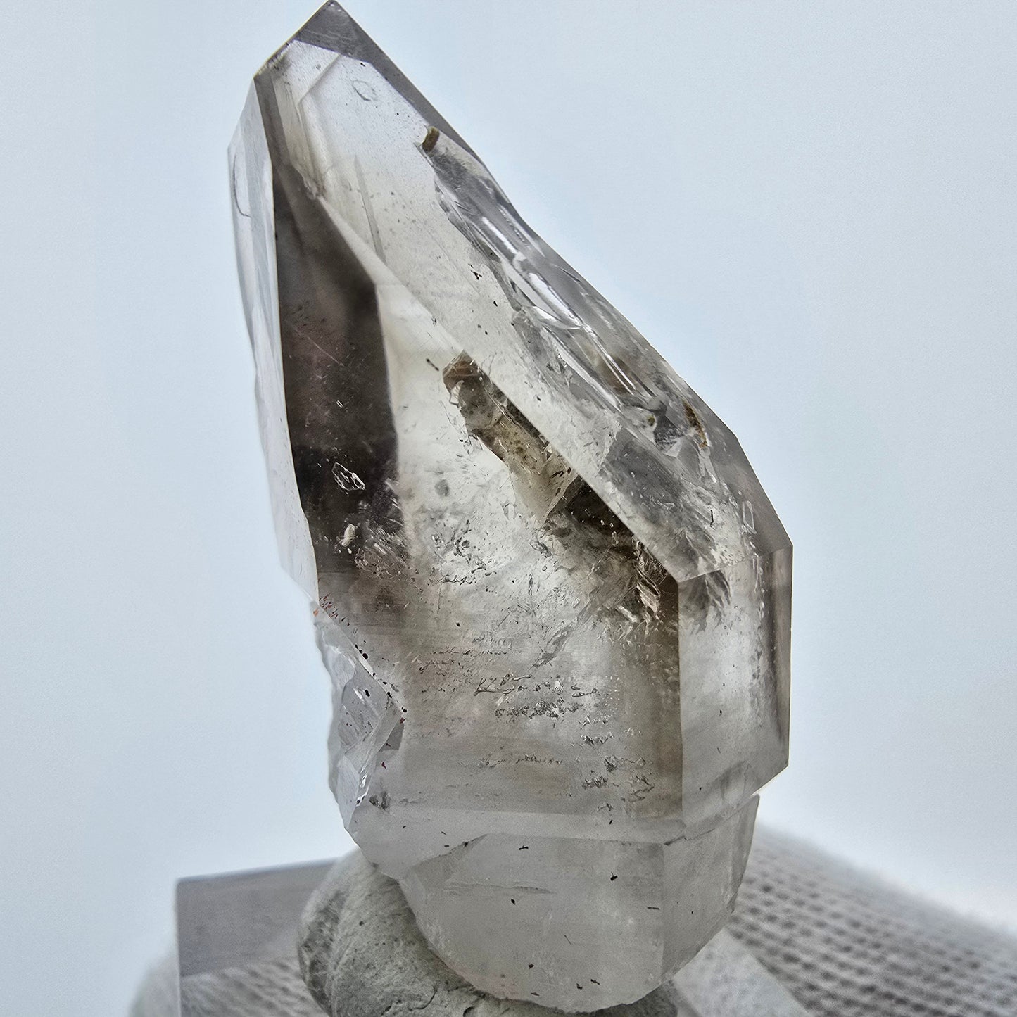 Klarer Phantom Rauchquarz Zepter Kristall Goboboseb, Namibia 50*24*24mm