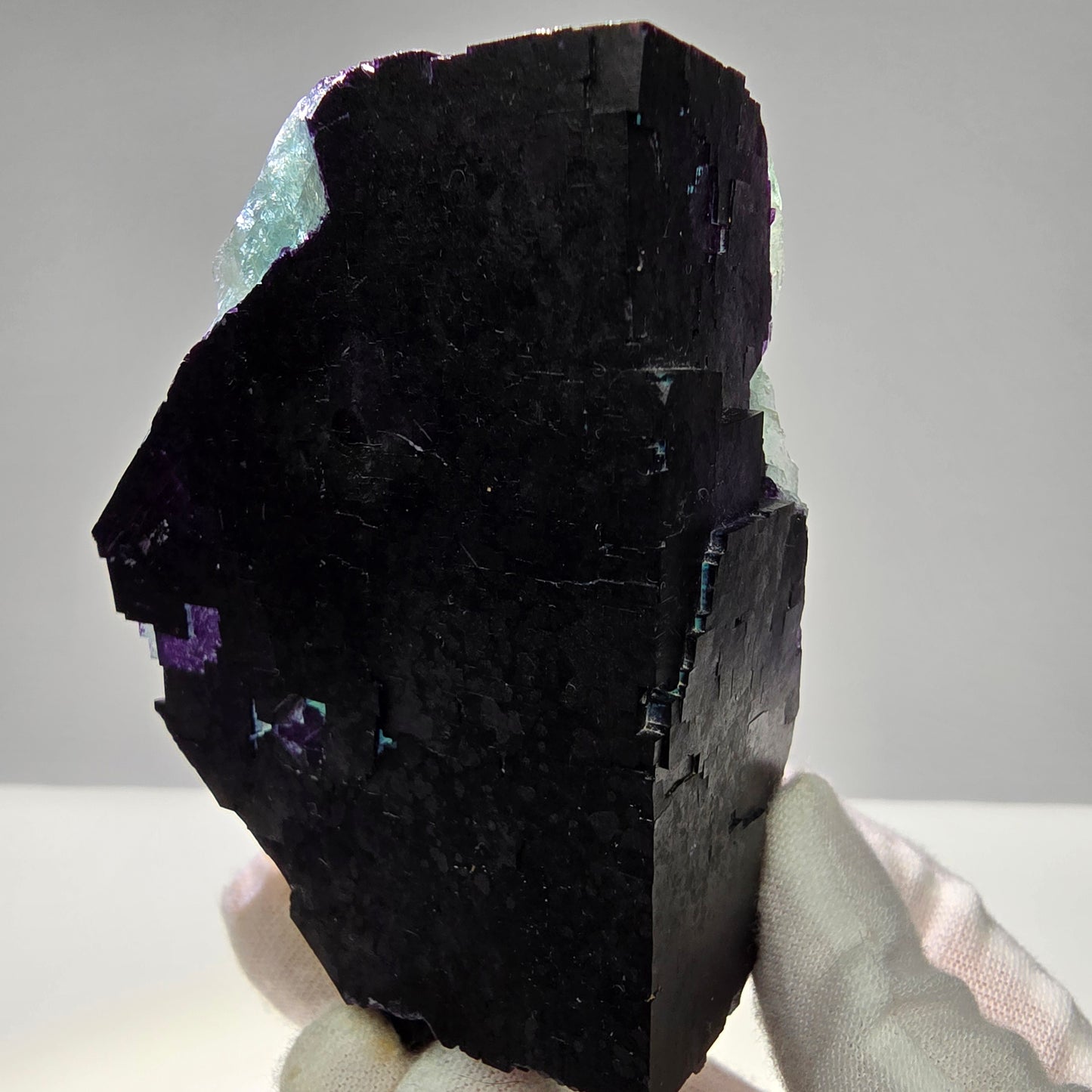 Seltene Fluorit Würfel Stufe 11:11 Angel Pocket, Okorusu Mine Namibia 82*59*32mm