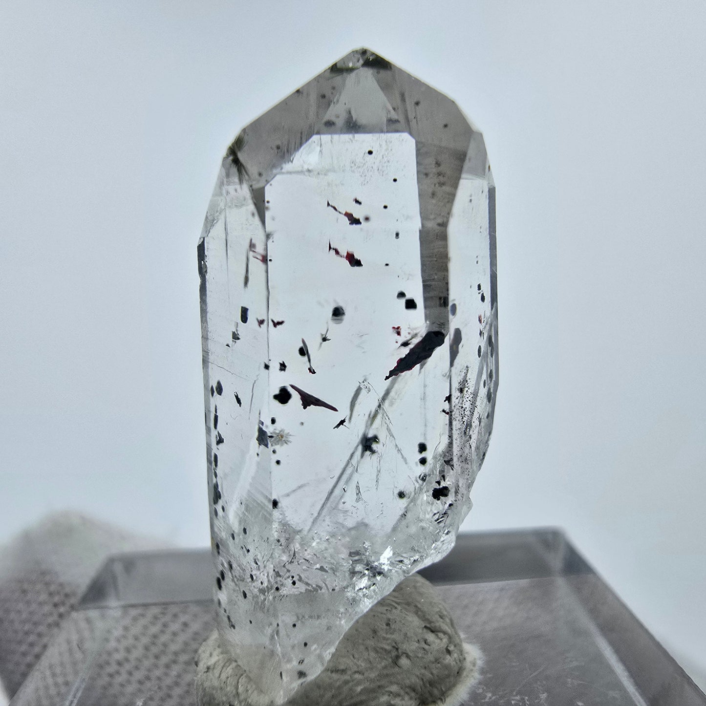 Harlekin Phantom Quarz Kristall Streep Mine Goboboseb Namibia 27*12*10mm