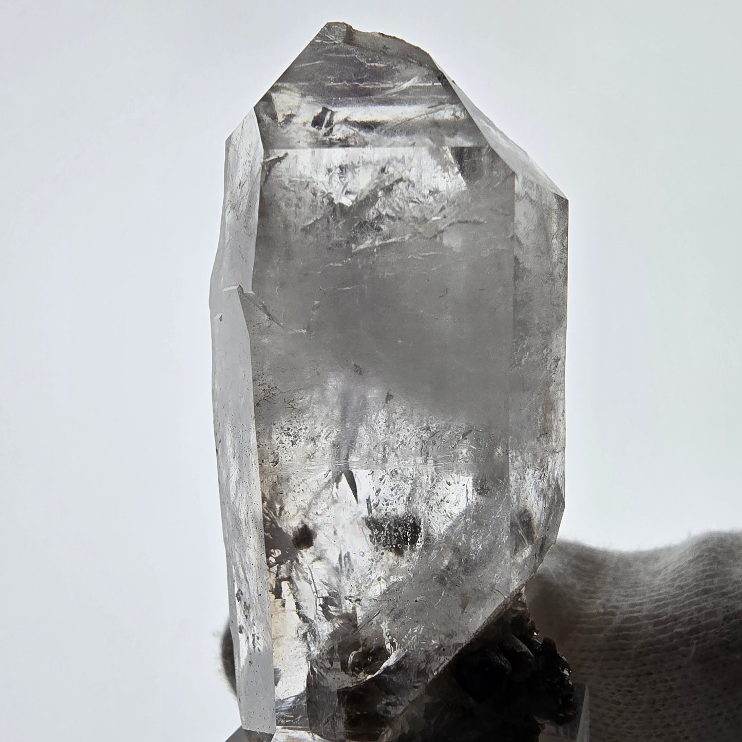 Skeleton Phantom Amethyst Scepter, UV Calcite Valentine Pocket, Namibia 60*30*23mm