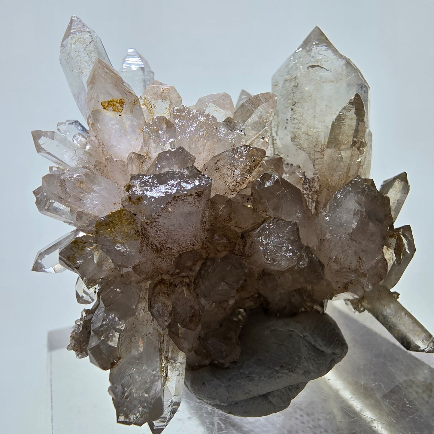 Skeleton Phantom Smoky Quartz DT Scepter Grade Valentine Pocket, Namibia 55*44*18mm