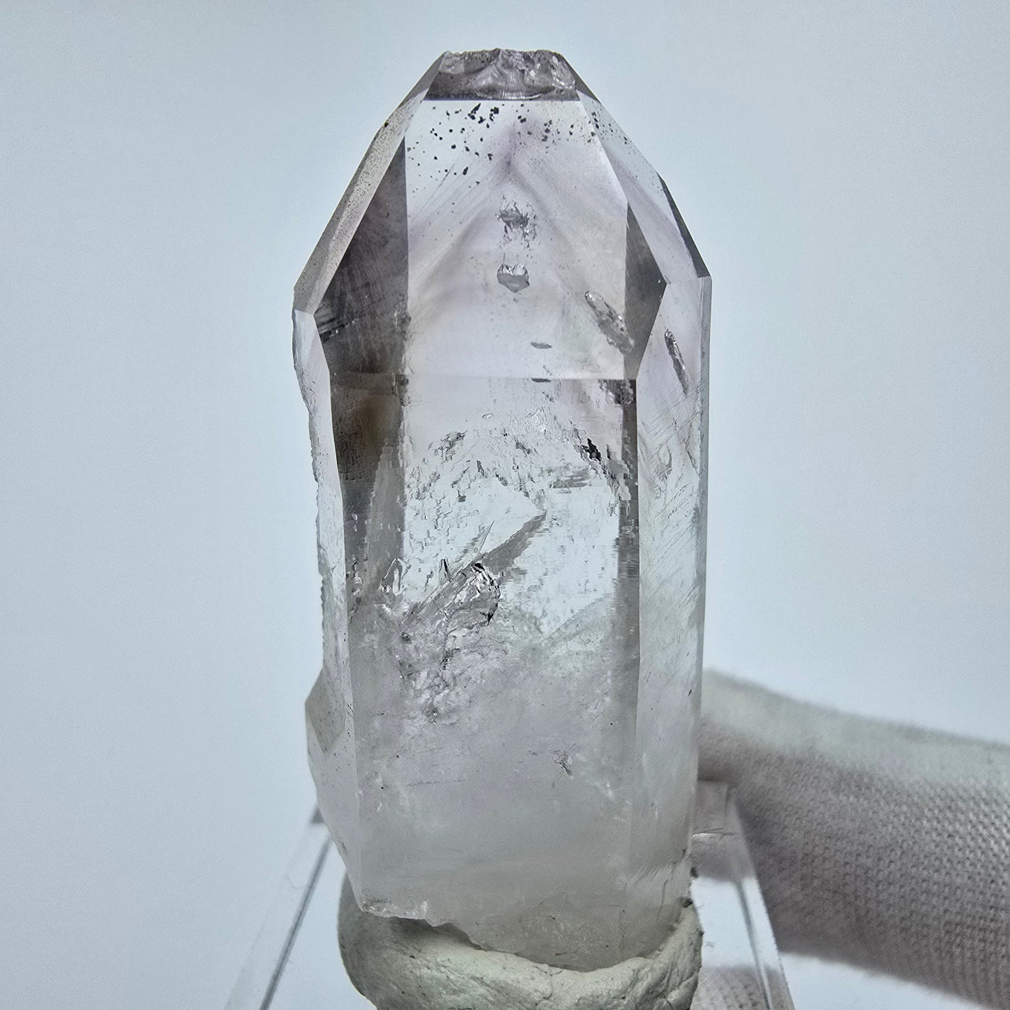 Enhydro Phantom Amethyst 1x Blase Streep Mine Goboboseb Namibia 47*18*14mm