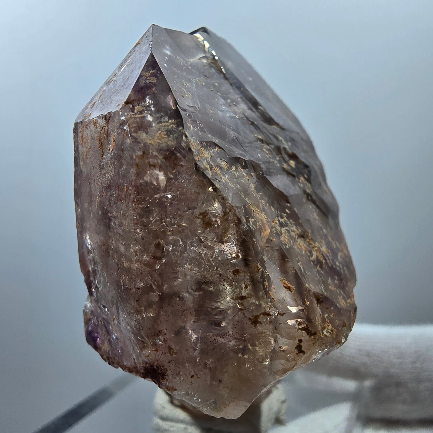 Enhydro Skeleton Phantom Amethyst Scepter, 1x Bubble Valentine Pocket Gobo. Namibia 63*50*29mm