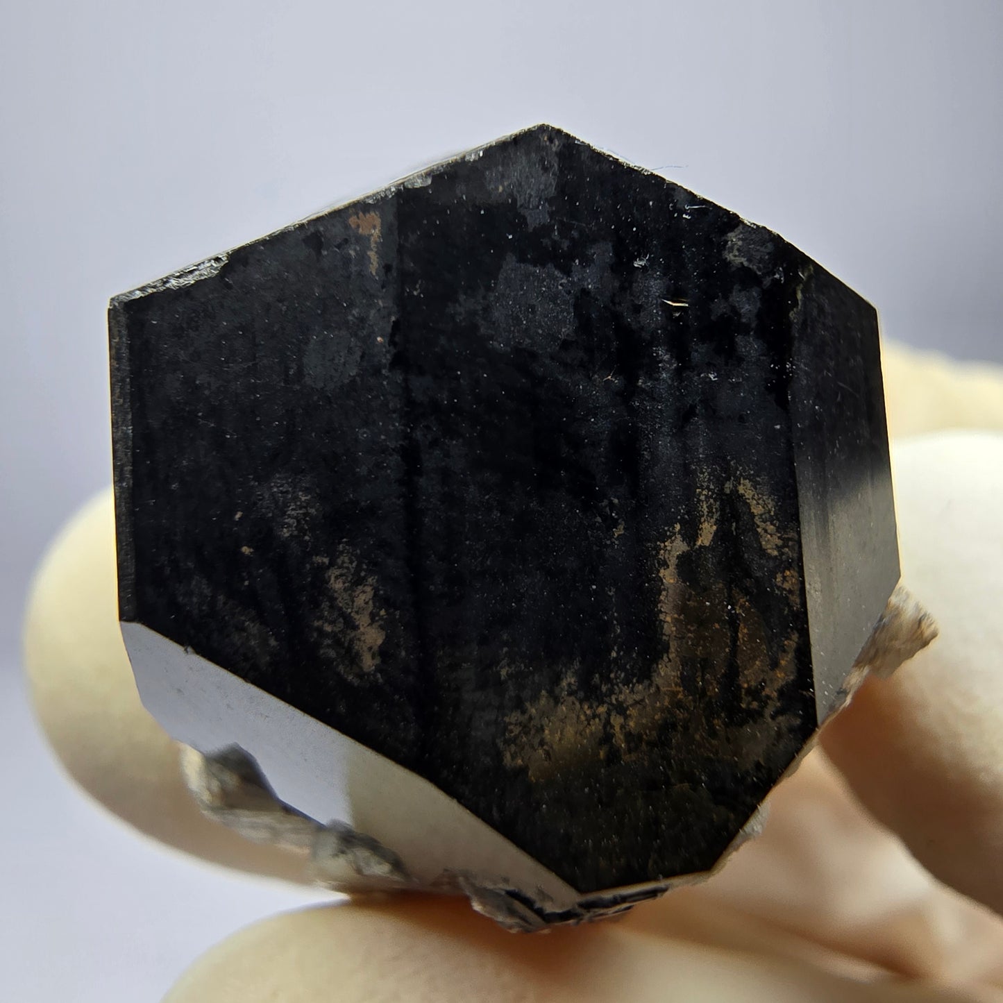 Symm. Schörl Turmalin Orthoklas Hyalit Stufe Erongo, Namibia 24*23*20mm Sammlung