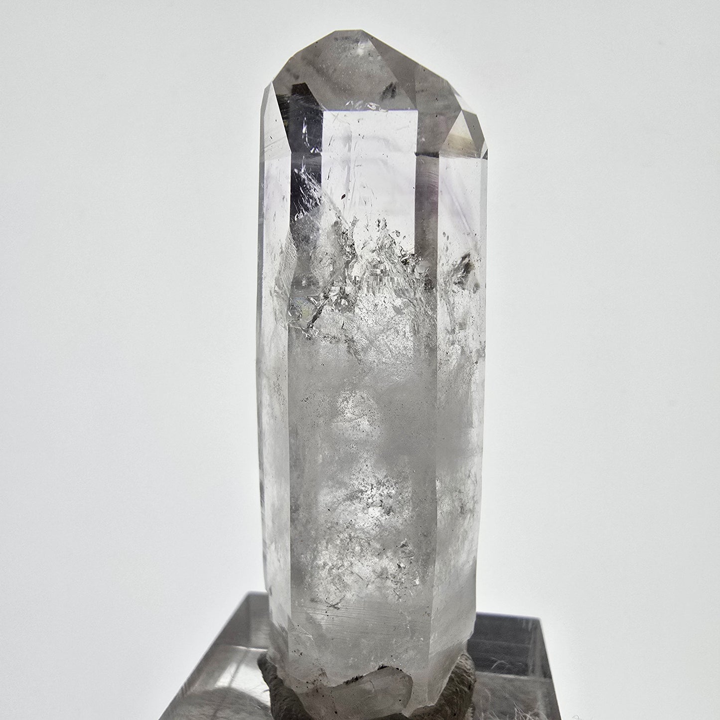 Mine d'améthyste fantôme lémurienne de Point Streep, Goboboseb, Namibie, 50 x 17 x 14 mm