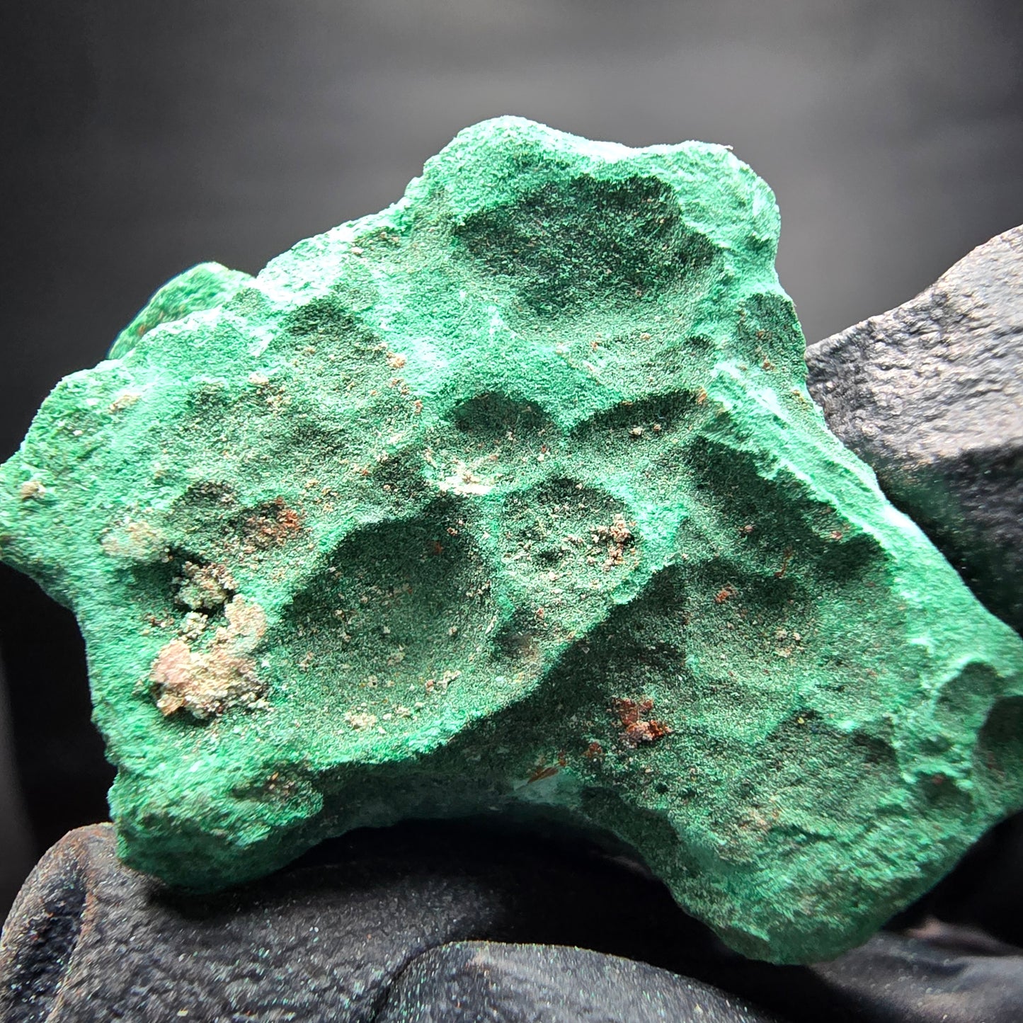 Seltene Malachit auf Matrix Stufe grün Kaokoveld, Namibia 40*32*22mm Sammlung