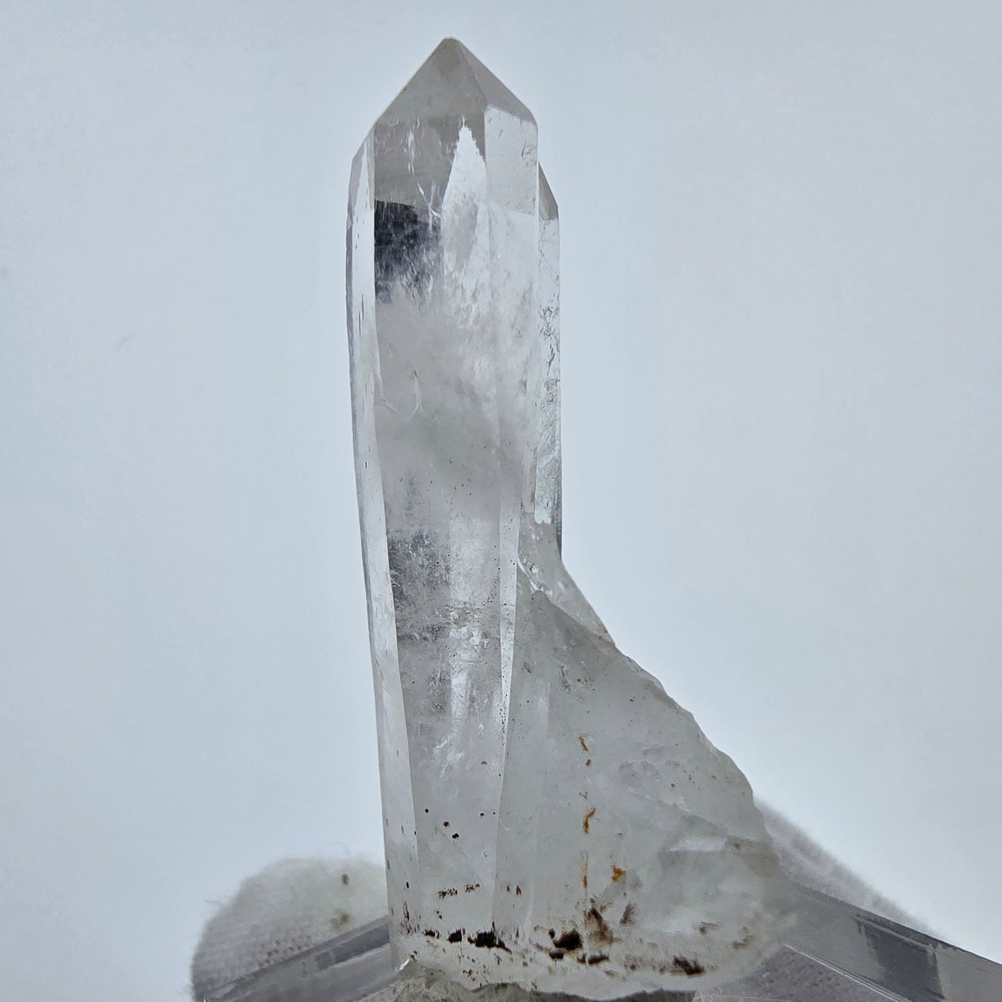 Klarer Phantom Hämatit Quarz Kristall Streep Mine, Goboboseb, Namibia 45*22*13mm