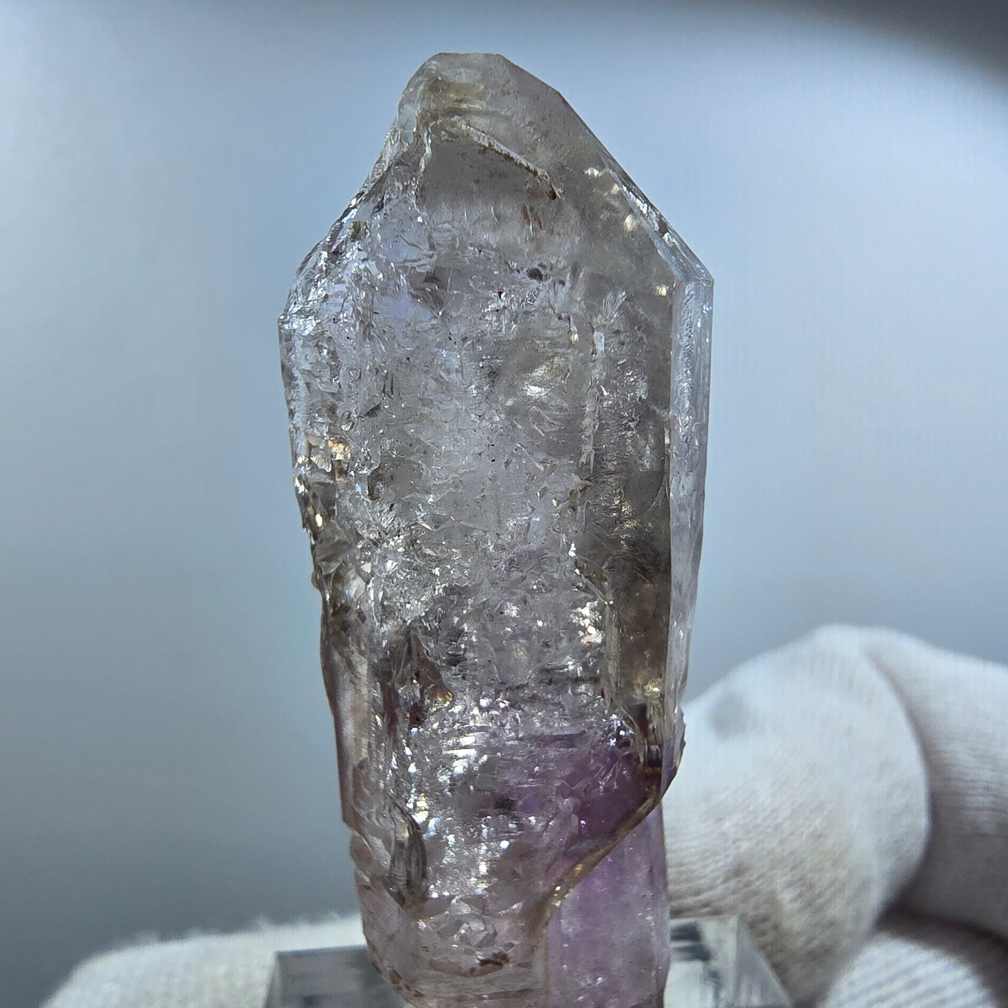Phantom Amethyst Skeleton Scepter Valentine Pocket Goboboseb Namibia 48*18*15mm