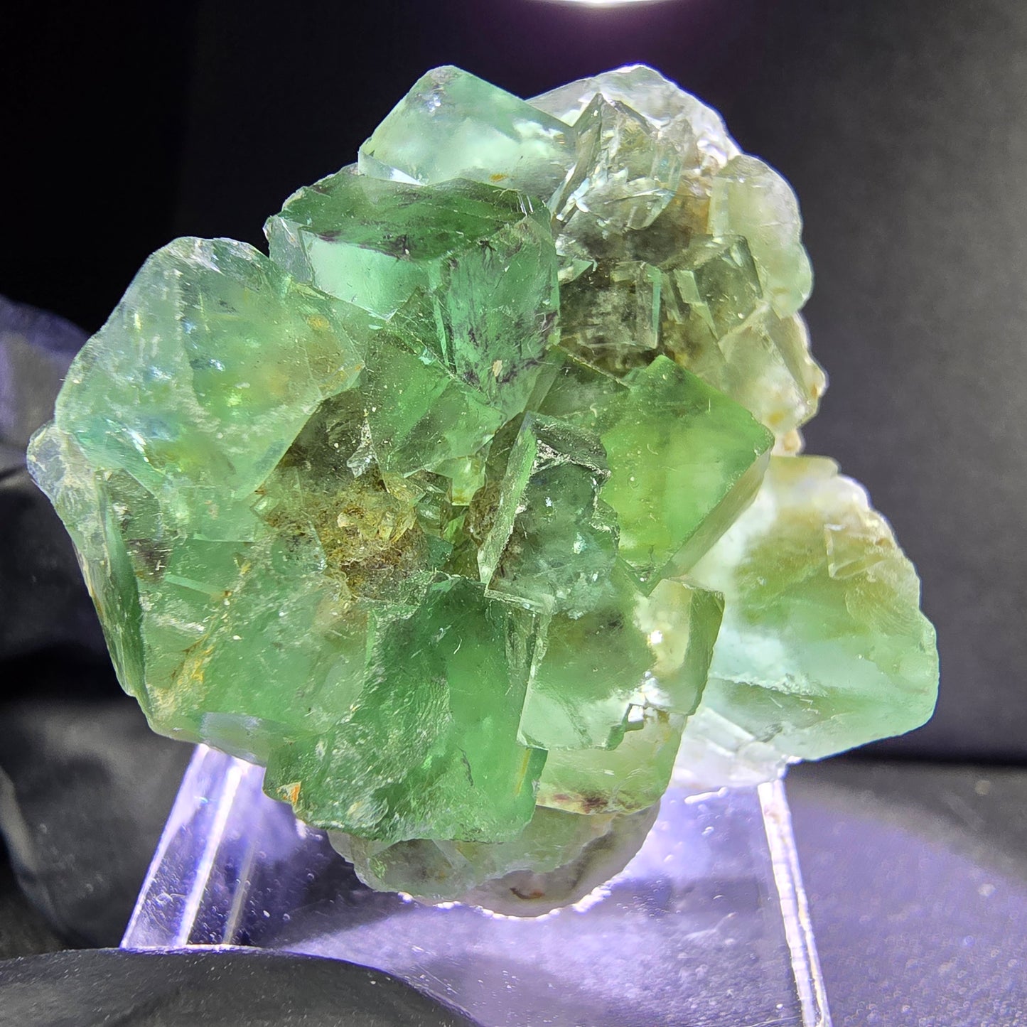Sehr klare Fluorit Würfel Stufe grün 34*32*21mm Okorusu, Namibia Sammlung