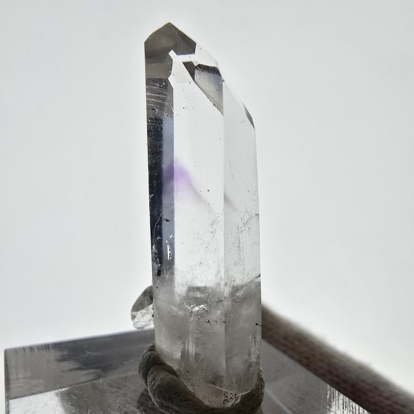 Phantom Amethyst with Analcim Streep Mine, Goboboseb, Namibia 33*11*11mm