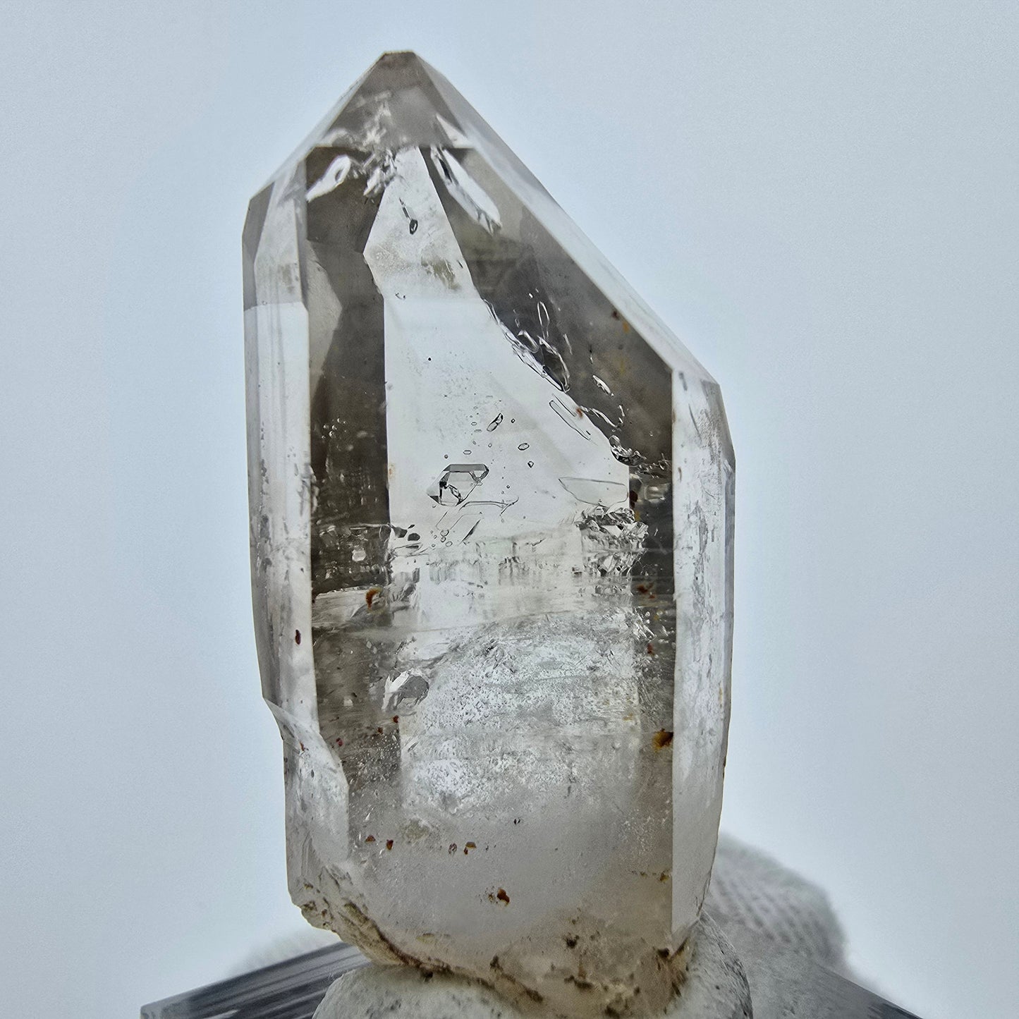 Klarer Phantom Rauchquarz Zepter Kristall Goboboseb, Namibia 43*19*16mm