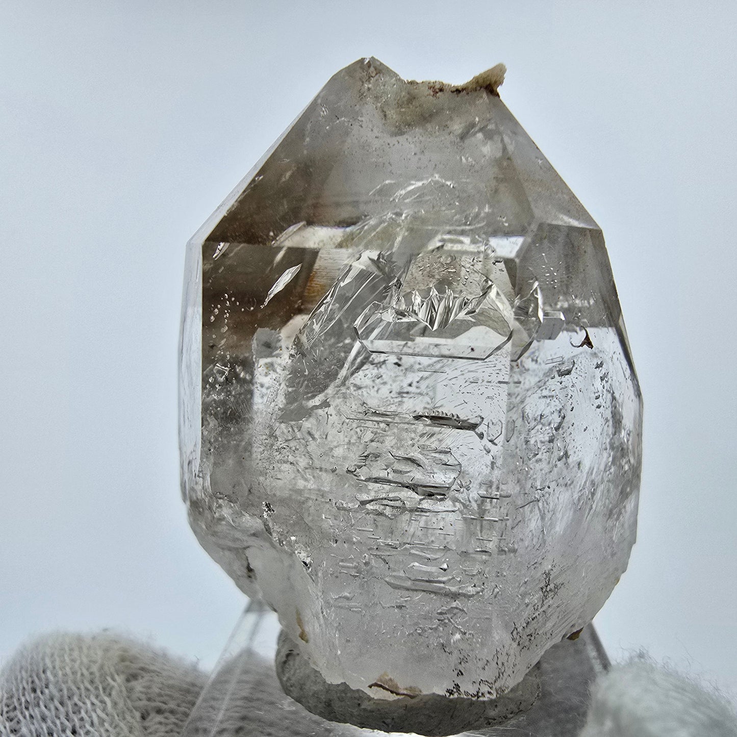Enhydro Phantom Rauchquarz Zepter Kristall Goboboseb, Namibia 42*35*24mm