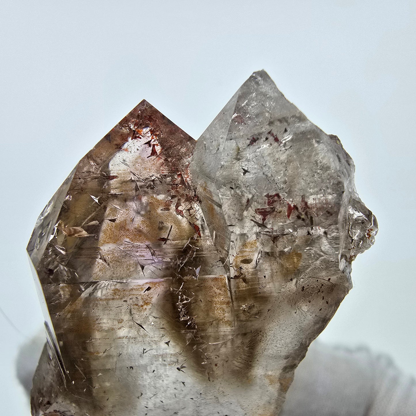 Harlekin Phantom Amethyst Zepter Stufe Goboboseb, Namibia 44*30*18mm Sammlung