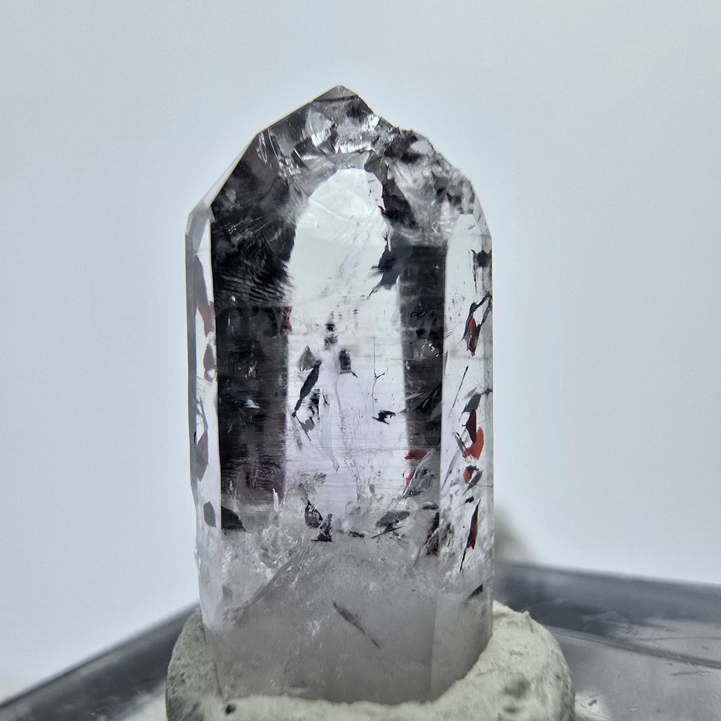 Harlekin Phantom Amethyst Kristall Streep Mine Goboboseb Namibia 19*8*7mm
