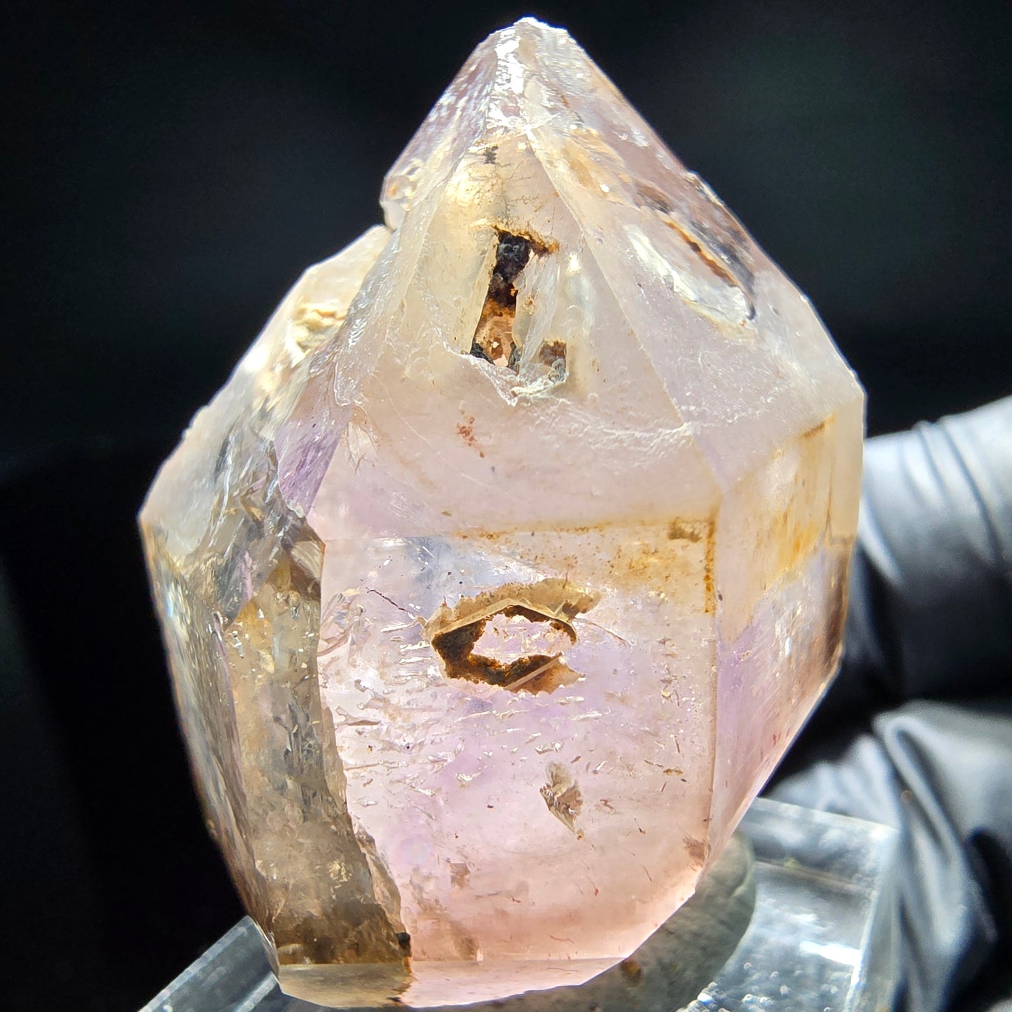 Schöne Phantom Amethyst Fenster Spitze Brandberg, Namibia 42*34*26mm Sammlung