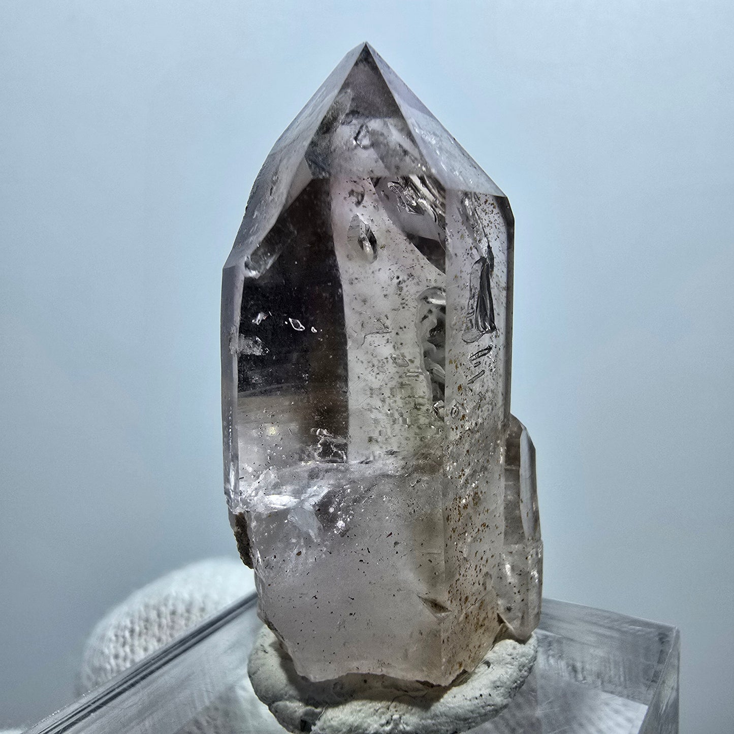 Clear Phantom Smoky Quartz Scepter Point Goboboseb, Namibia 36*12*12mm