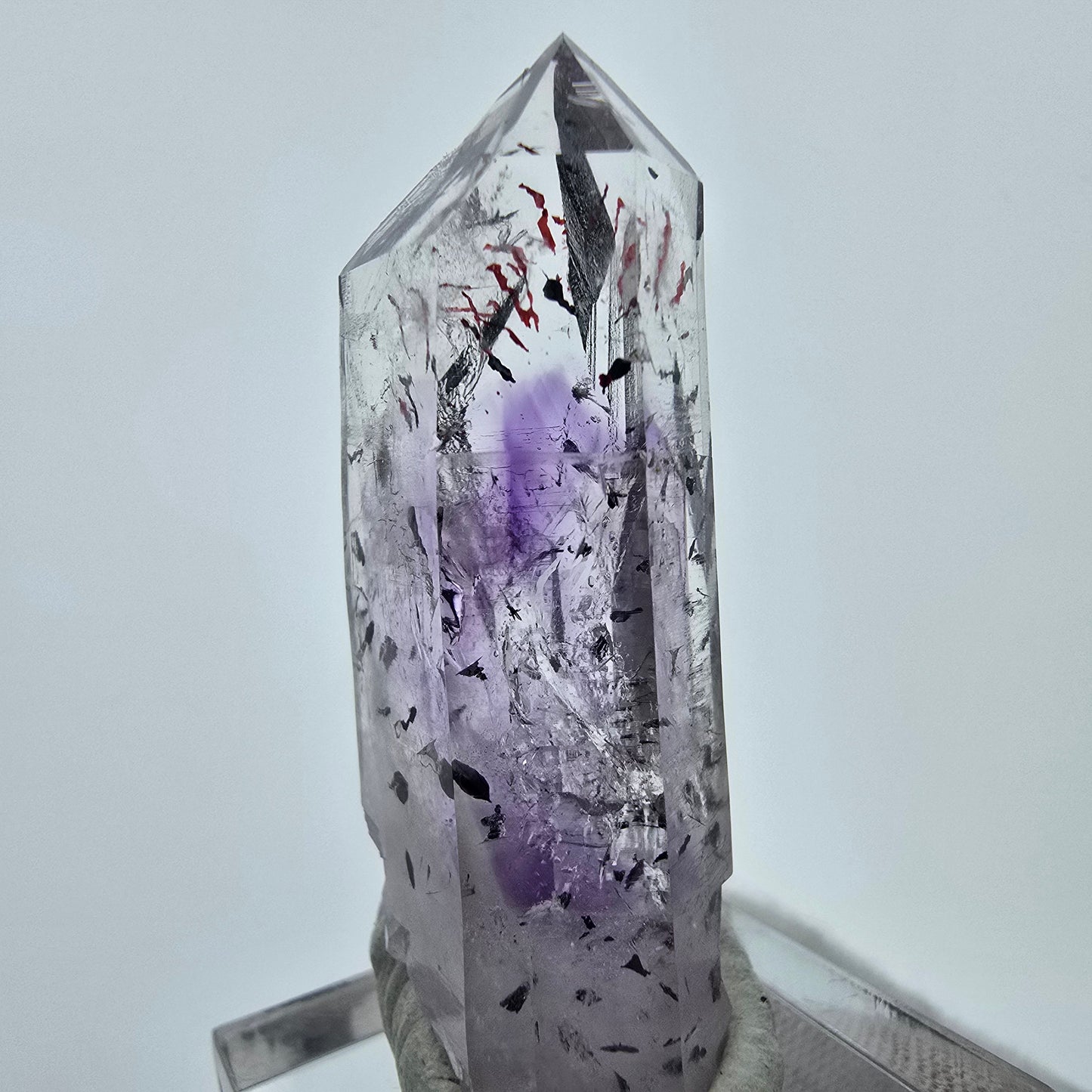 Harlekin Enhydro Phantom Amethyst Streep Mine Goboboseb Namibia 45*17*12mm