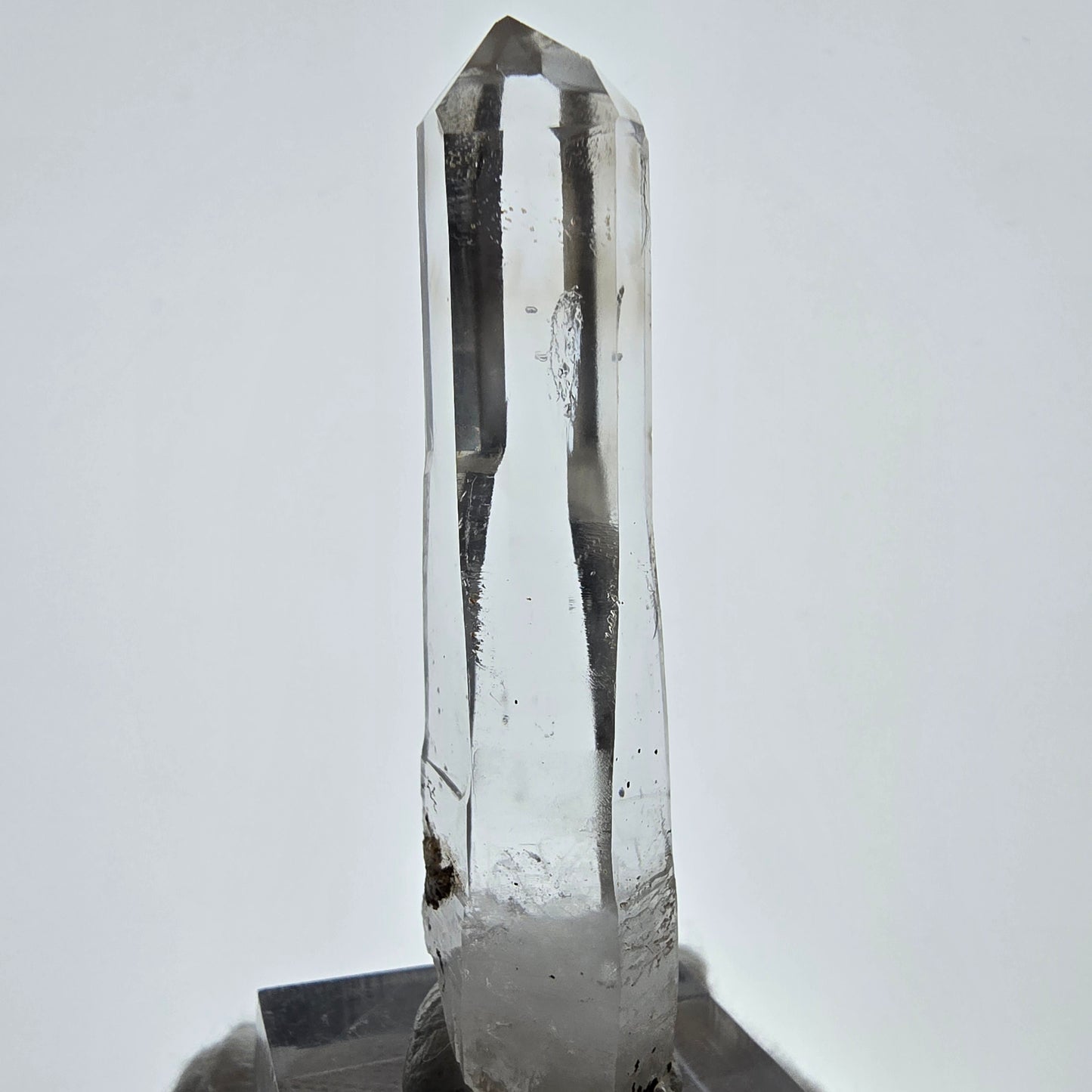 Skeleton Phantom Smoky Quartz Scepter Valentine Pocket, Namibia 59*16*12mm