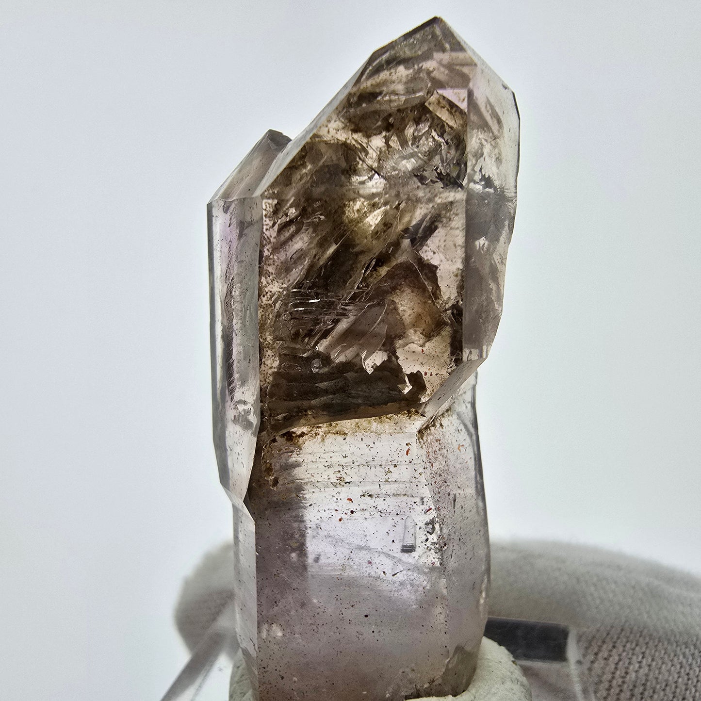 Phantom Amethyst Fenster Skelett Zepter Kristall Goboboseb, Namibia 42*18*14mm