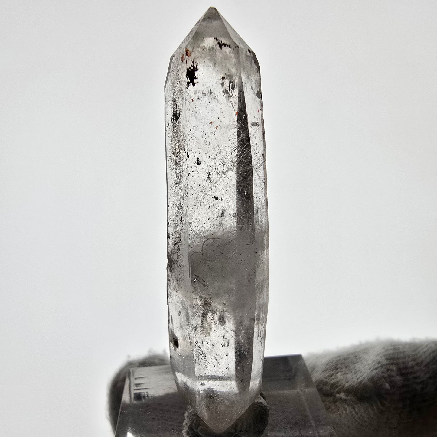 Skeleton Phantom Smoky Quartz DT Scepter Valentine Pocket, Namibia 53*13*9mm