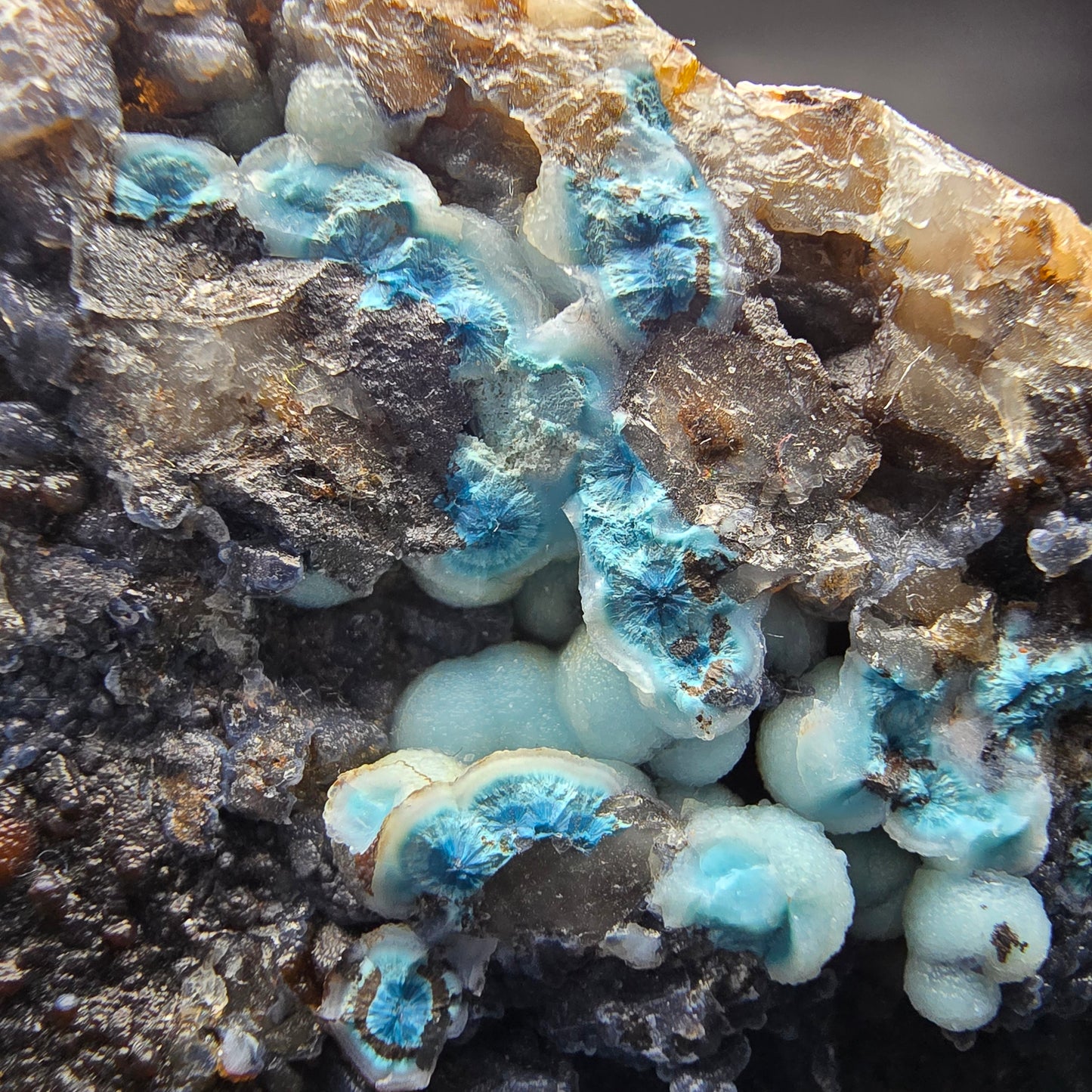 Seltene große Shattuckit Stufe blau Kaokoveld, Namibia 76*63*30mm Sammlung