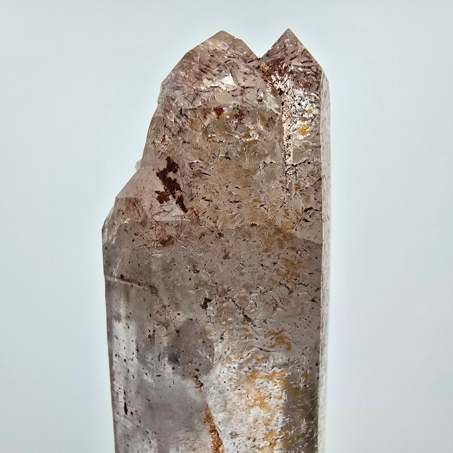 Großer Harlekin Phantom Amethyst DT Kristall Goboboseb, Namibia 71*23*19mm