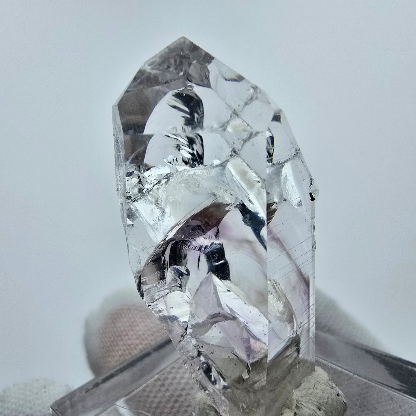 Phantom Amethyst Kristall Streep Mine Goboboseb Namibia 36*19*15mm Sammlung