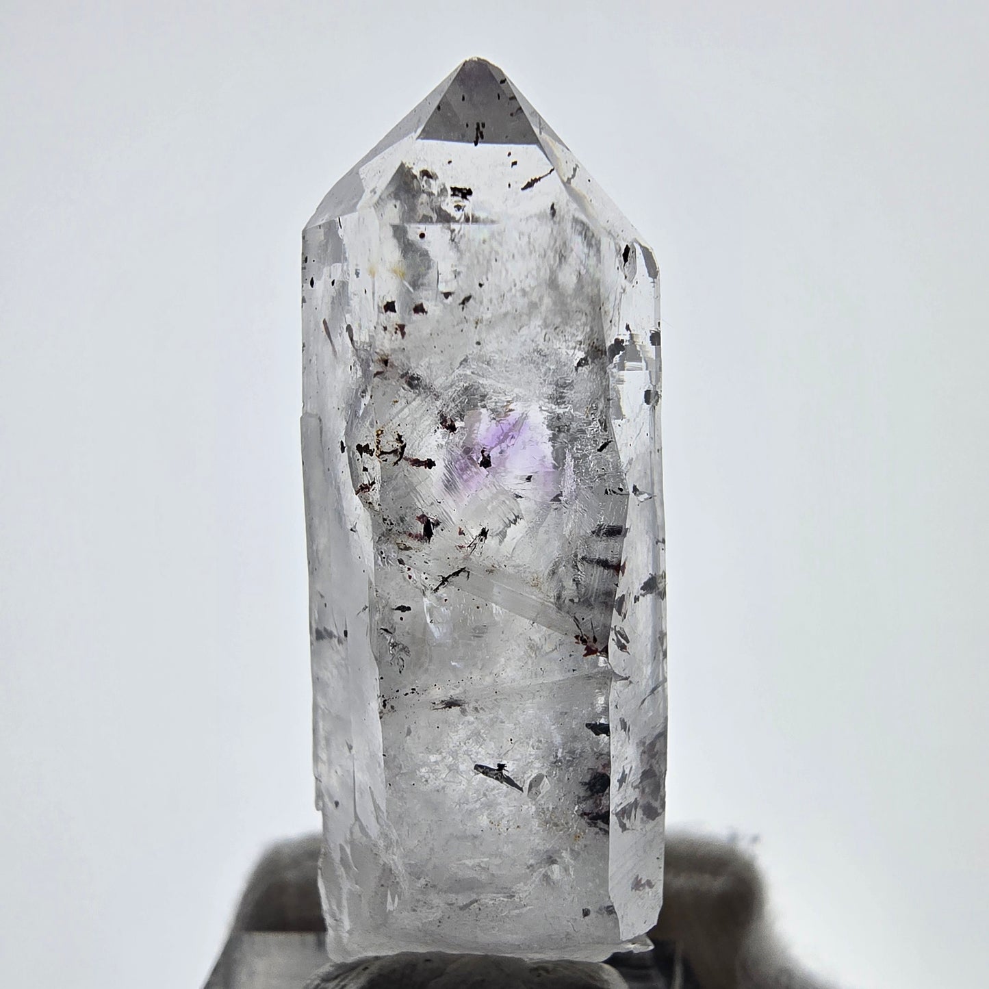 Mine d'améthyste Harlequin Phantom Point Streep, Goboboseb, Namibie, 49 x 17 x 14 mm