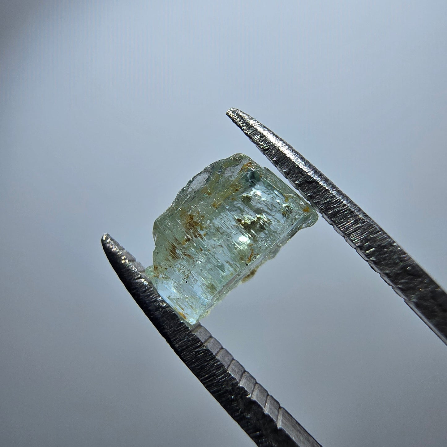 Cristal de tourmaline verdélite rare, vert Minas Gerais, Brésil #7990