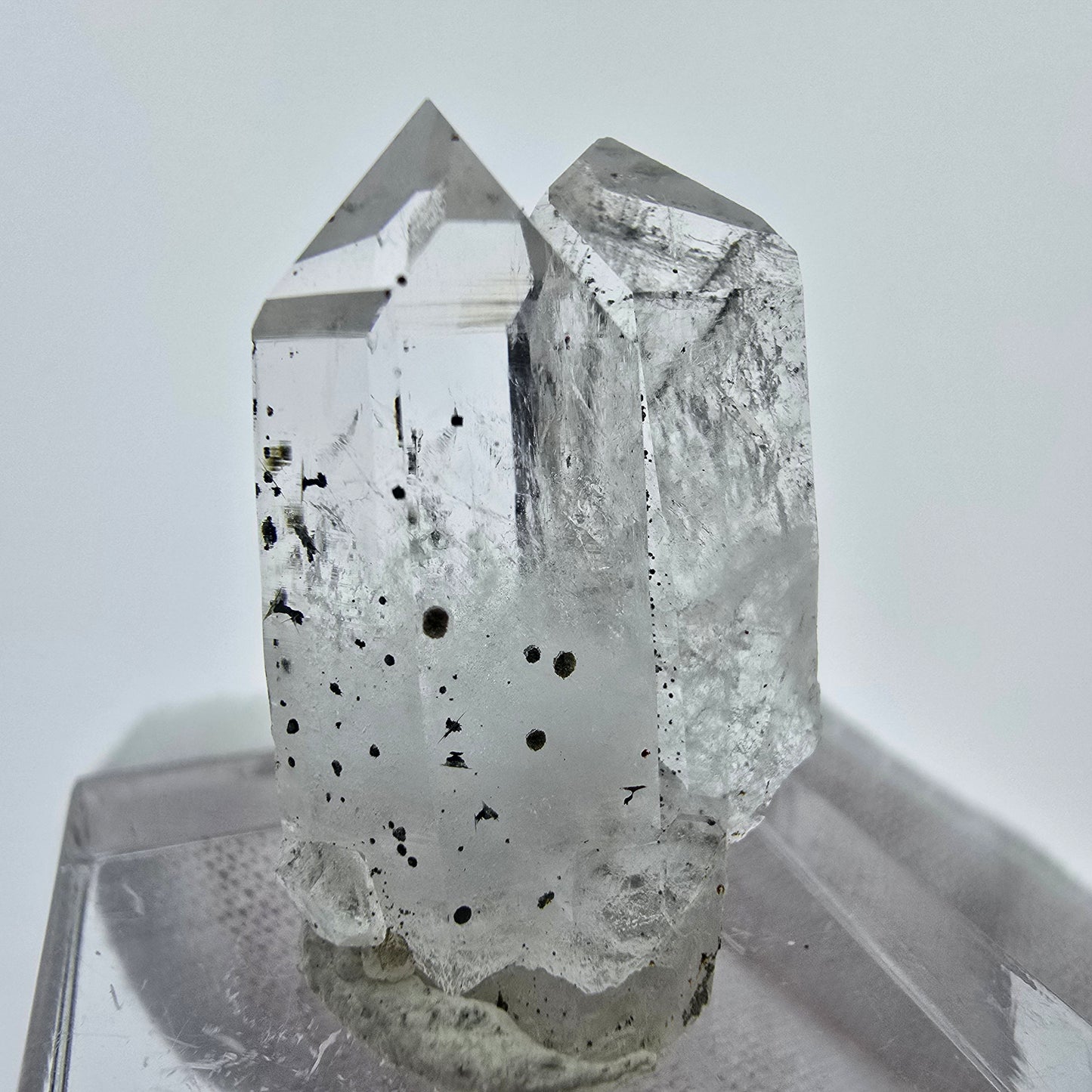 Klare Phantom Hämatit Quarz Stufe Streep Mine, Goboboseb Namibia 27*17*10mm