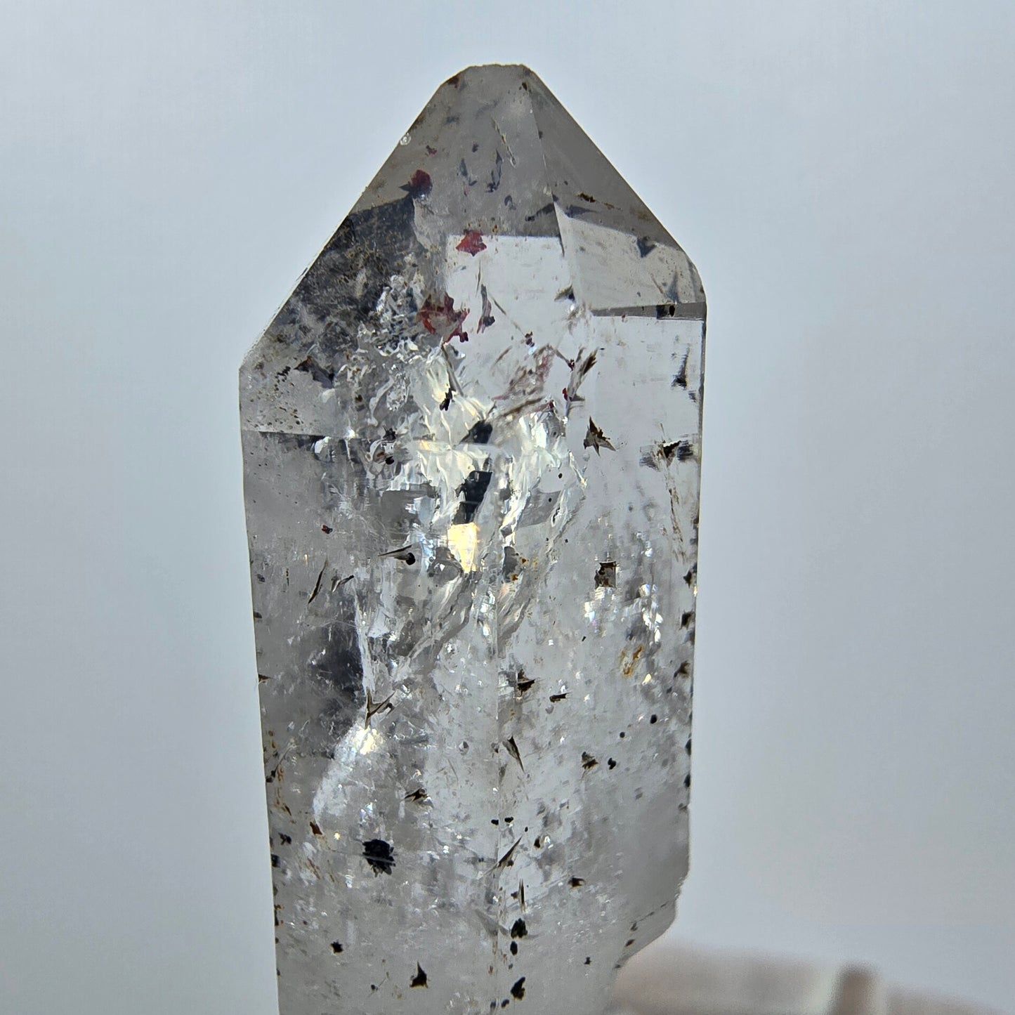 Quartz clair Harlequin Mine Point Streep, Goboboseb, Namibie 42 x 15 x 11 mm