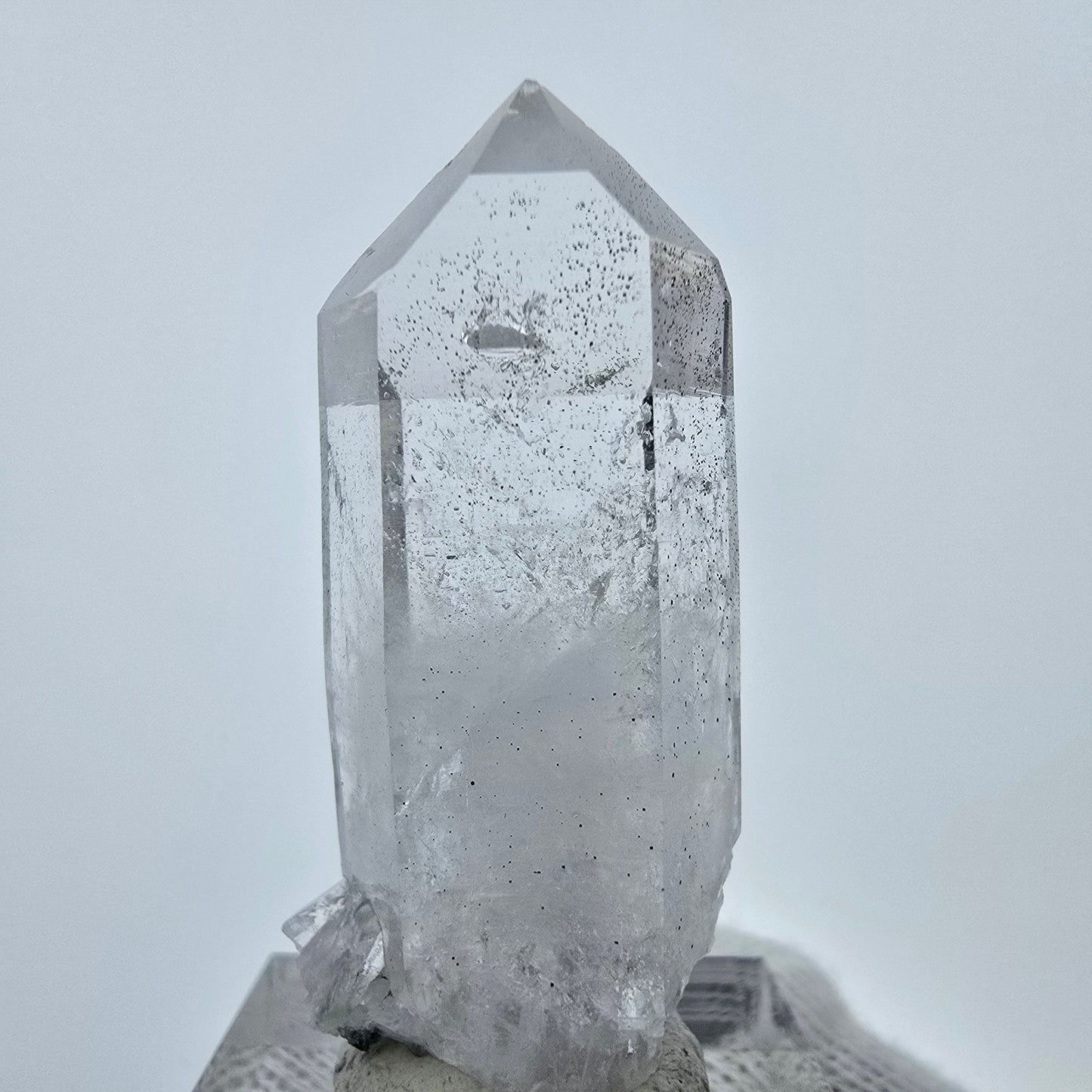 Klare Lemurian Phantom Amethyst Spitze Streep Mine Goboboseb, Namibia 43*20*16mm