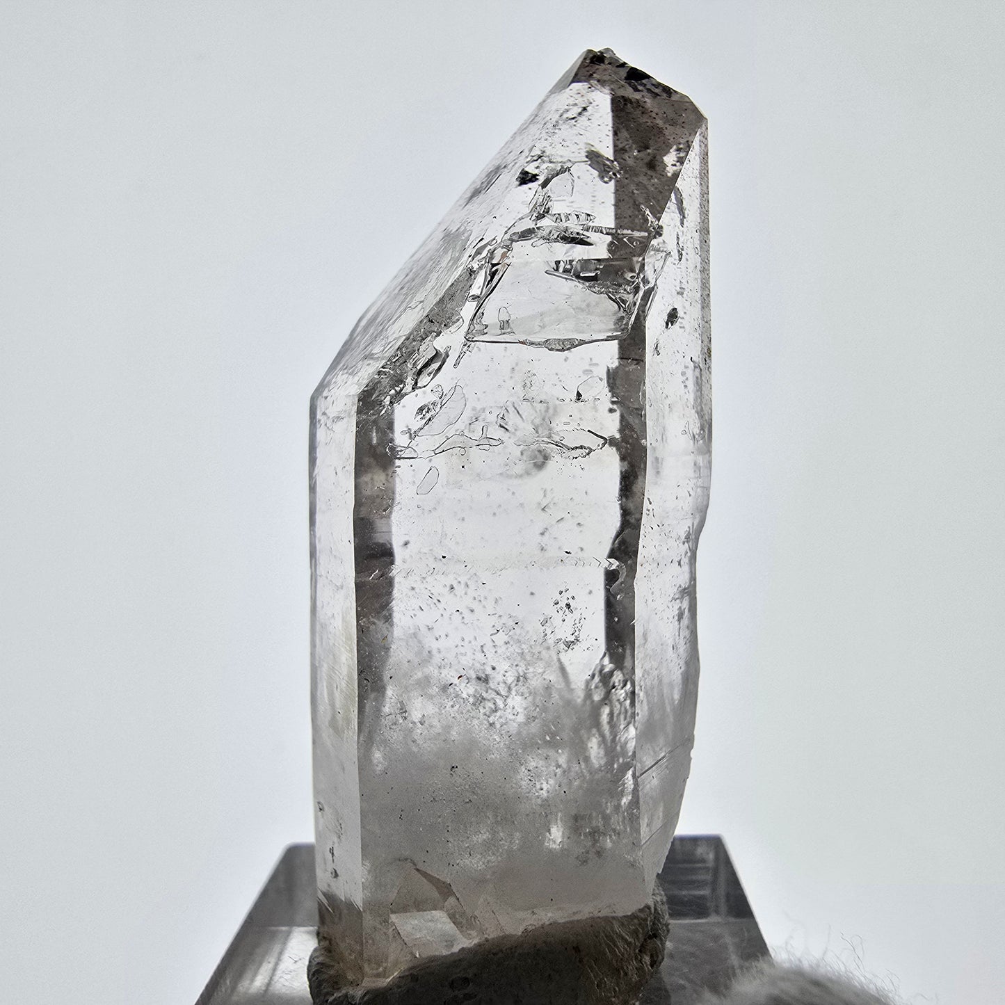 Enhydro Skeleton Smoky Quartz Scepter, 1x Bubble Valentine Pocket, Namibia 48*21*15mm
