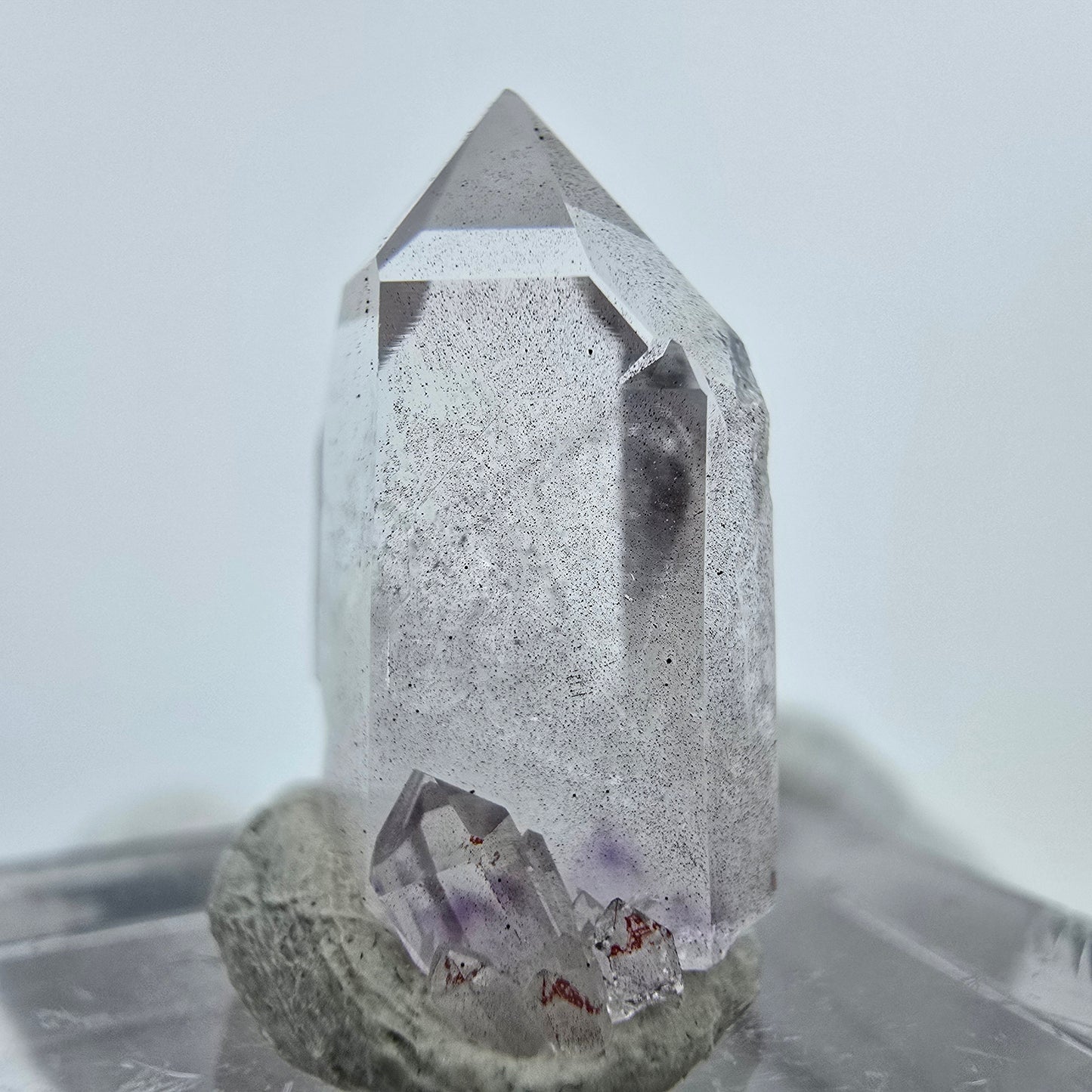 Harlekin Phantom Amethyst Kristall Streep Mine, Goboboseb, Namibia 19*11*8mm