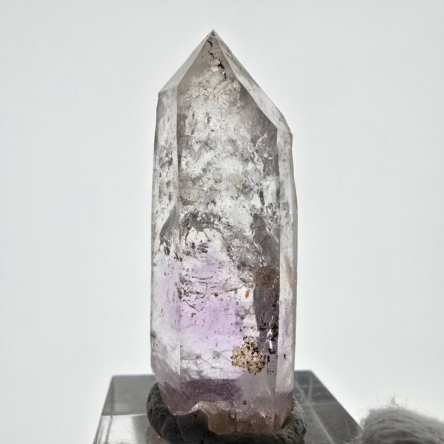 Phantom Amethyst Scepter Point Valentine Pocket, Namibia 42*16*14mm