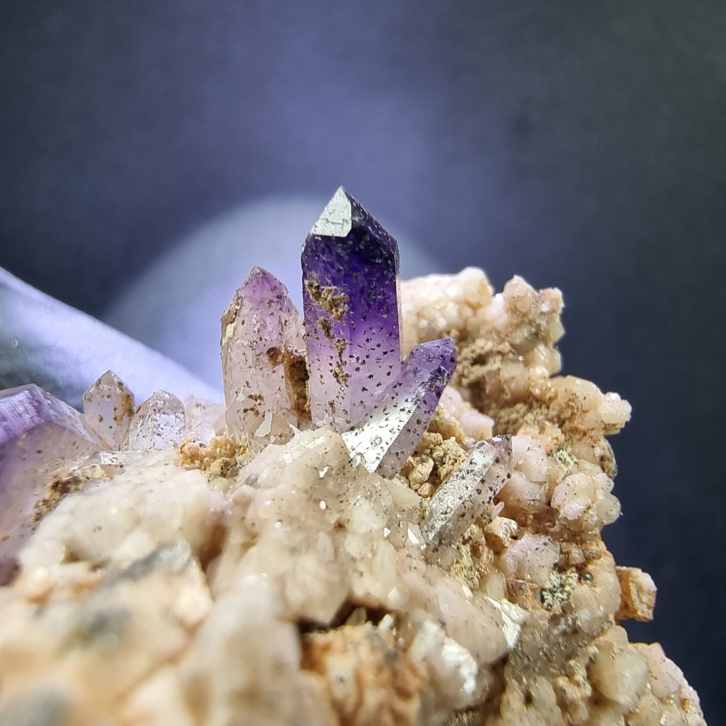 Seltene Brandberg Amethyst Stufe 47*32*30mm Brandberg, Namibia Sammlung