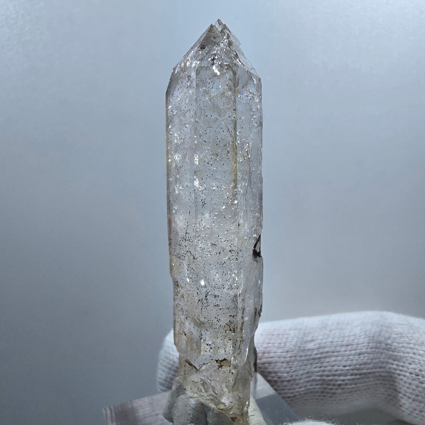 Phantom Smoky Quartz Skeleton Scepter Valentine Pocket Goboboseb Namibia 61*15*12mm