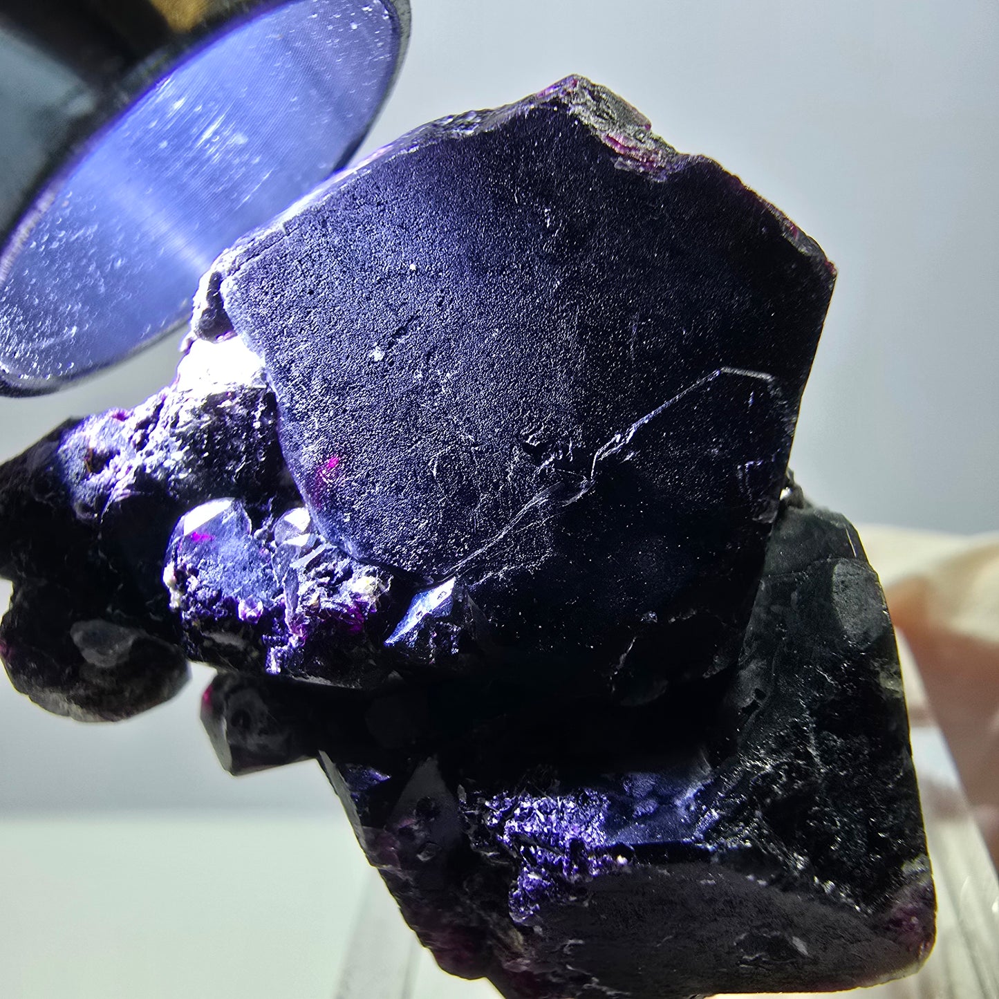 Rare Fluorite Cube Specimen, green purple Okorusu, Namibia 38*33*23mm
