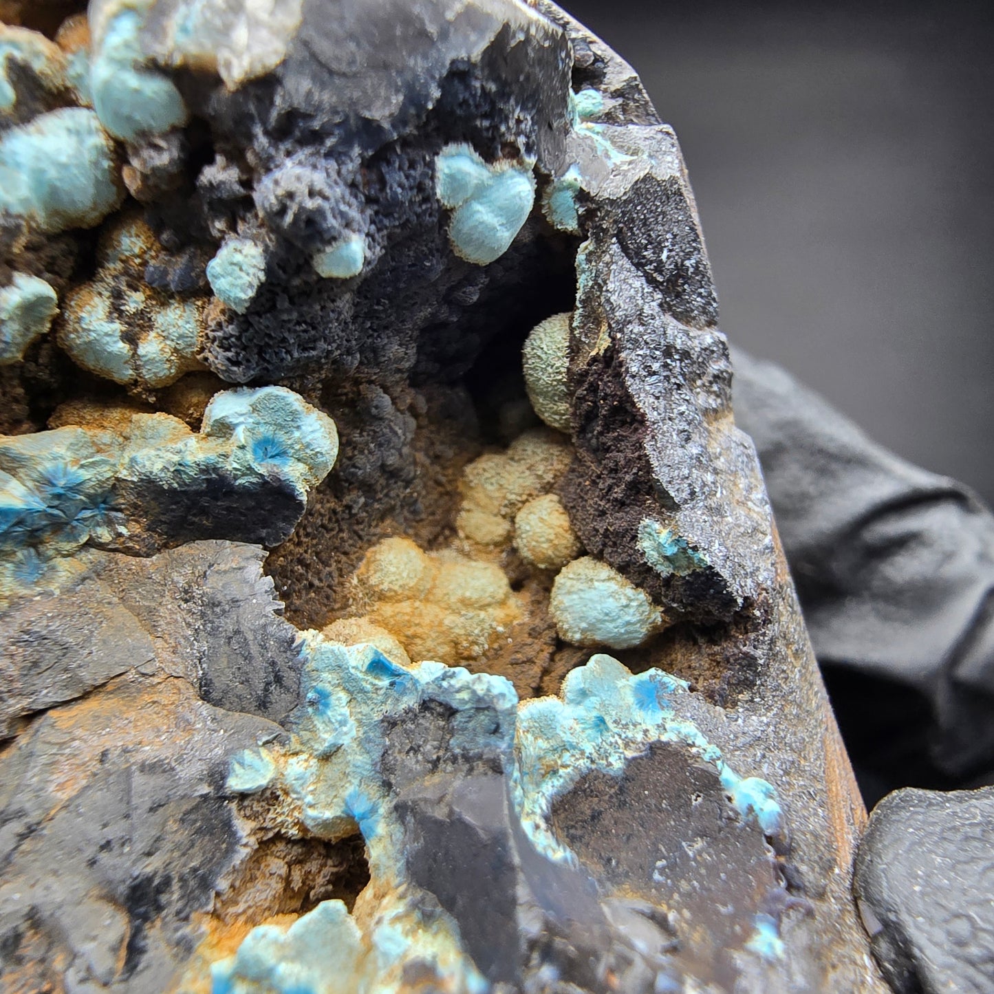 Seltene große Shattuckit Stufe blau Kaokoveld, Namibia 68*36*49mm Sammlung