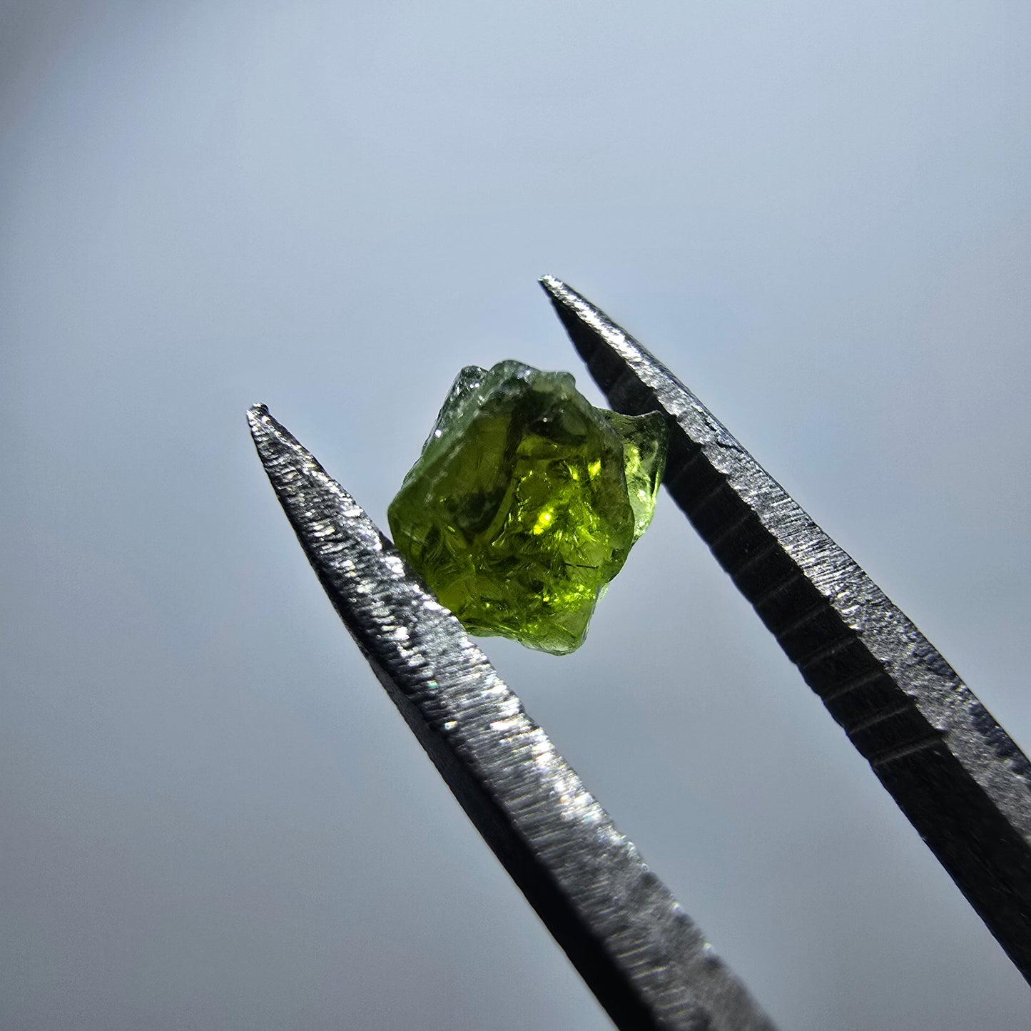 Cristal de tourmaline verdélite rare, vert Minas Gerais, Brésil #7992