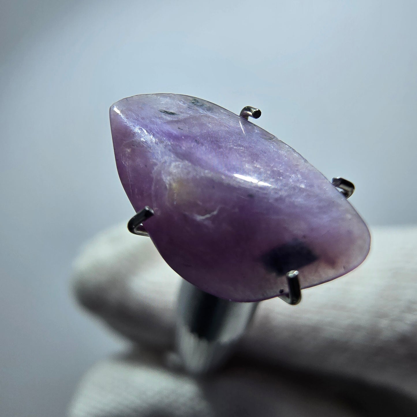 Rare Charoite crystal purple, polished Russia 14*8*2mm
