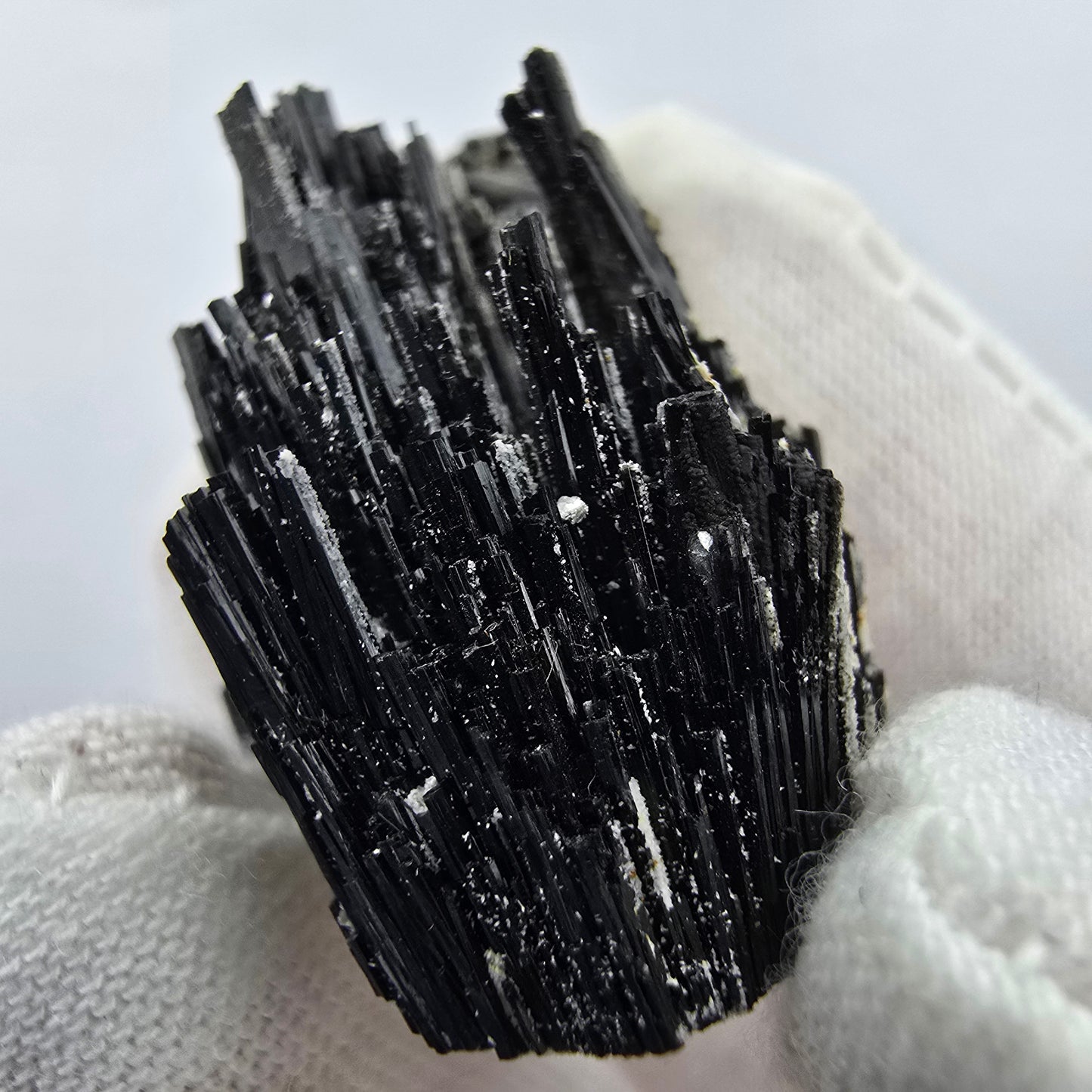Seltene Schörl Turmalin Stufe schwarz Erongo, Namibia 31*25*20mm Sammlung
