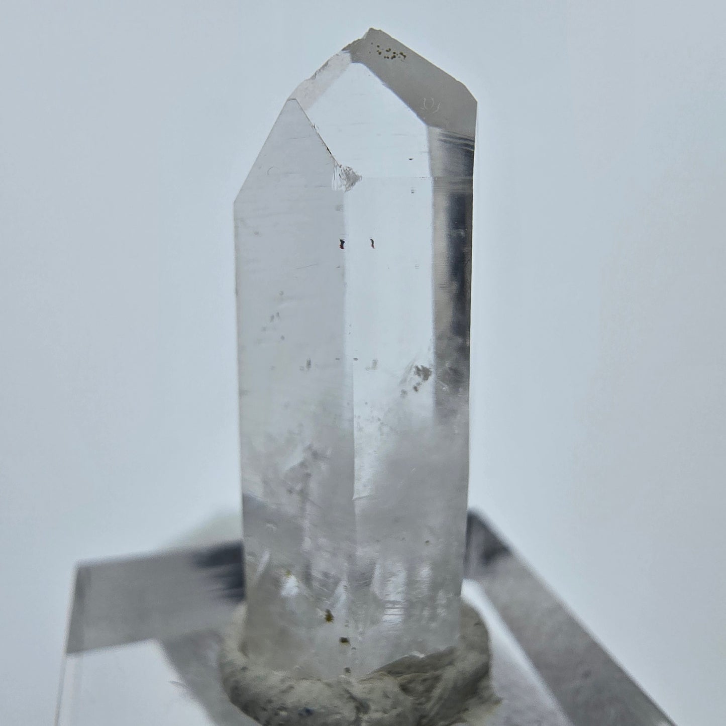 Klarer Phantom Hämatit Quarz Kristall Streep Mine, Goboboseb, Namibia 31*11*9mm