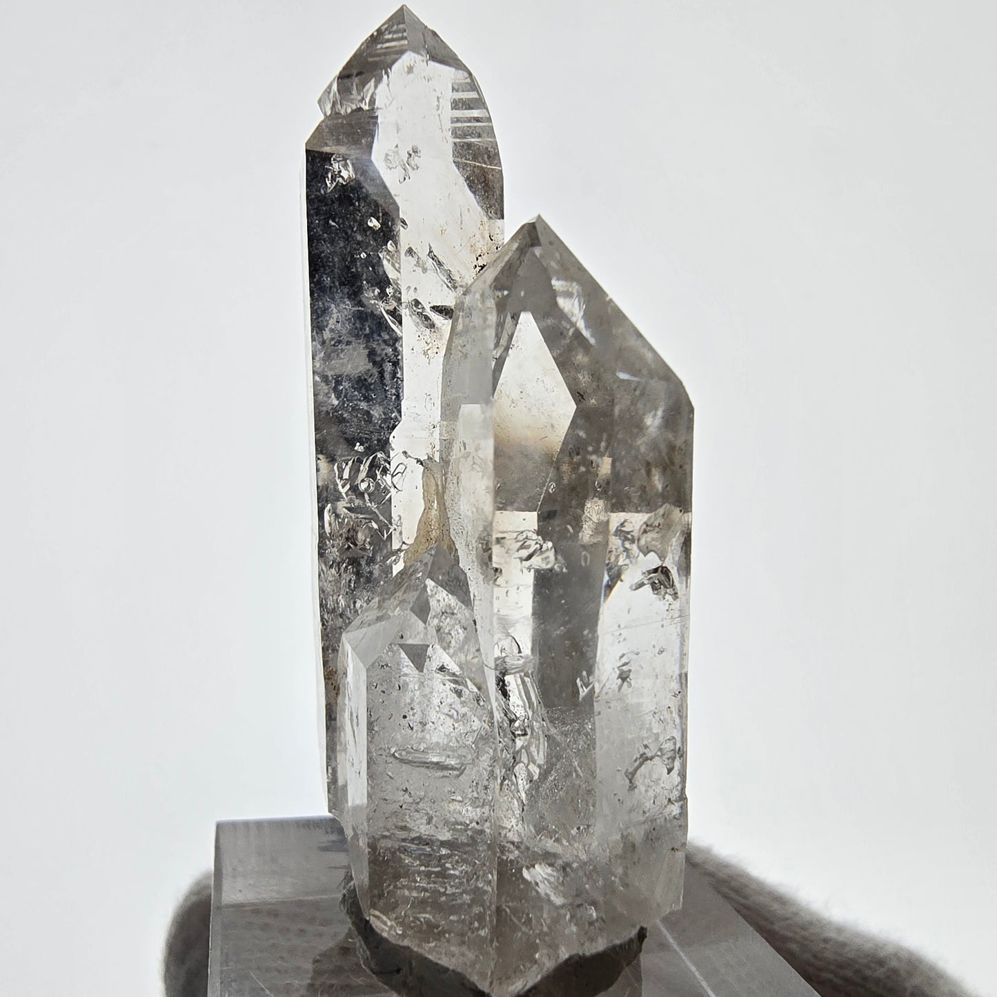 Lemurian Phantom Smoky Quartz Scepter Valentine Pocket, Namibia 50*26*15mm