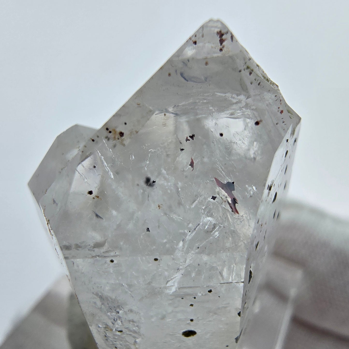 Enhydro Harlekin Phantom Hämatit Quarz Streep Mine, Goboboseb Namibia 34*24*22mm